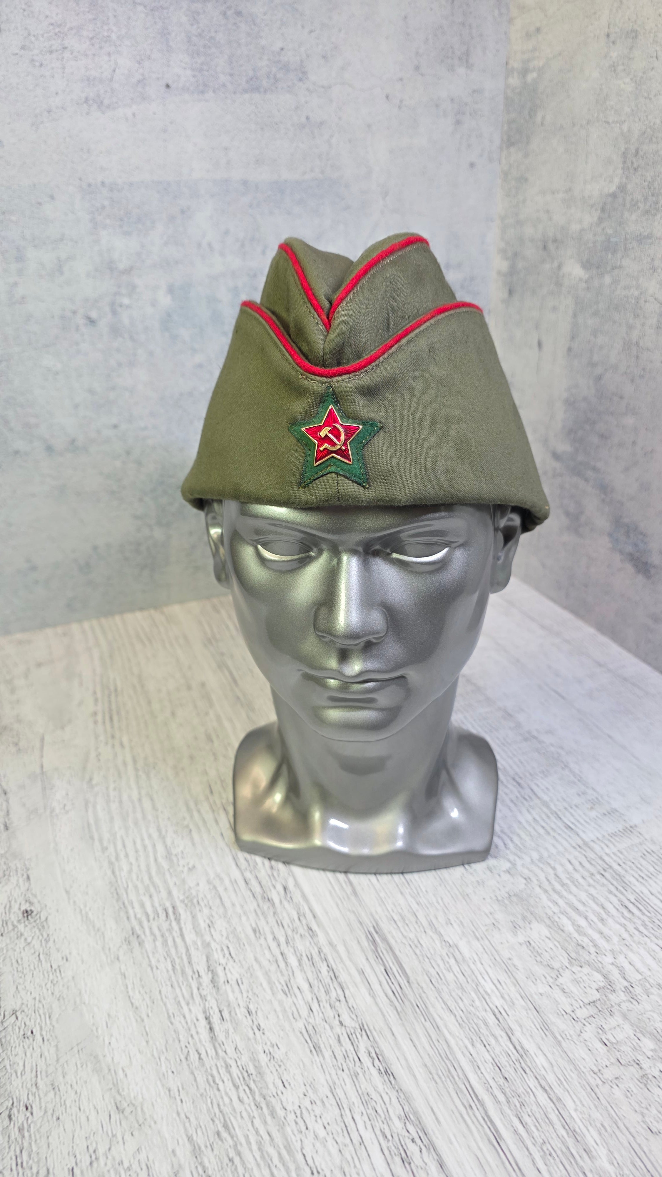 Vintage Soviet Pilotka Cap USSR RKKA M1935 - Legend Returns Vintage