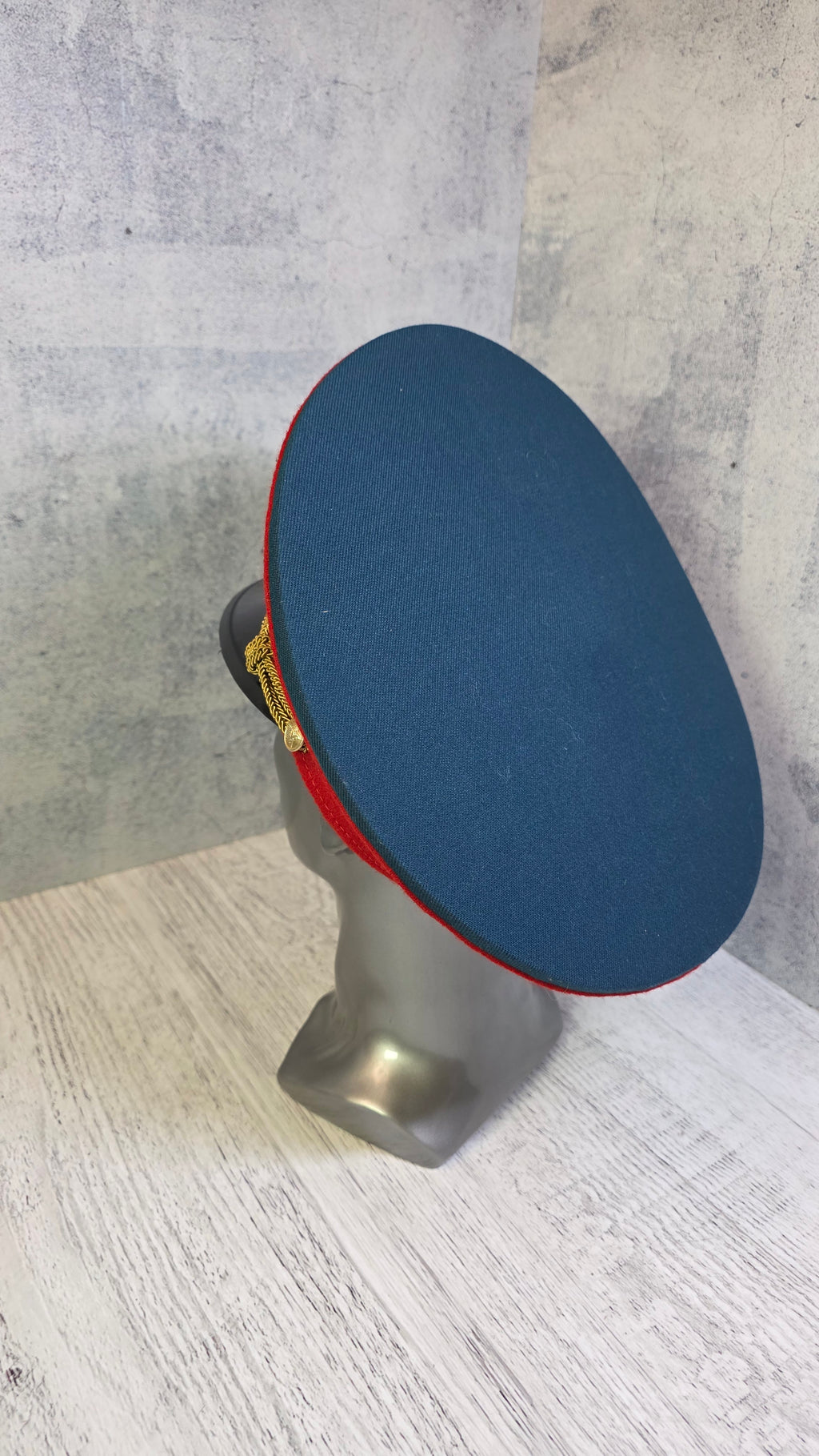 Vintage Soviet Officers Parade Visor Hat USSR - Legend Returns Vintage