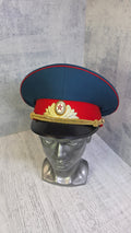 Vintage Soviet Officers Parade Visor Hat USSR - Legend Returns Vintage