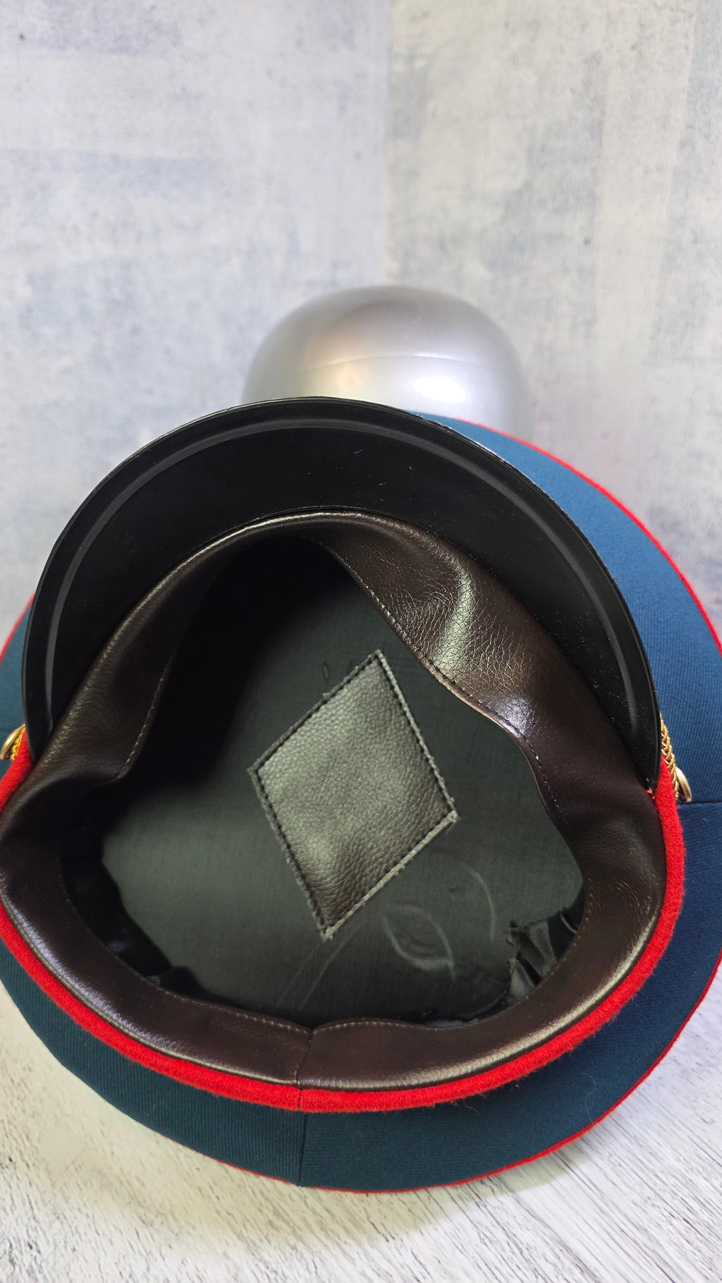 Vintage Soviet Officers Parade Visor Hat USSR - Legend Returns Vintage