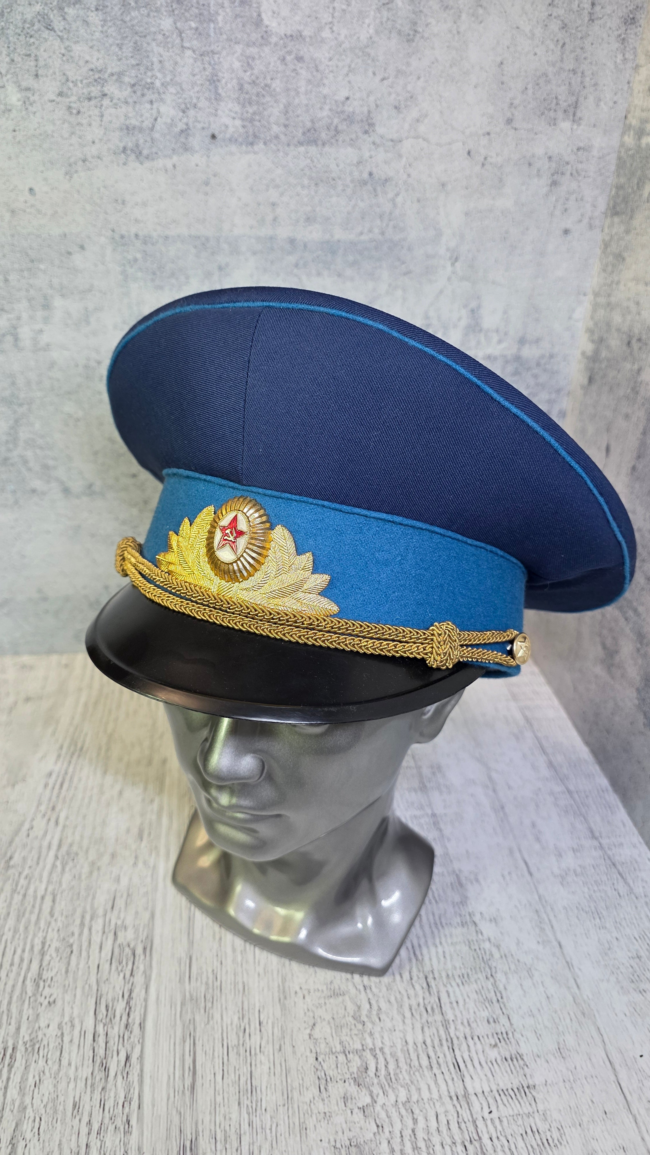 Vintage Soviet VDV Parade Visor Hat USSR - Legend Returns Vintage