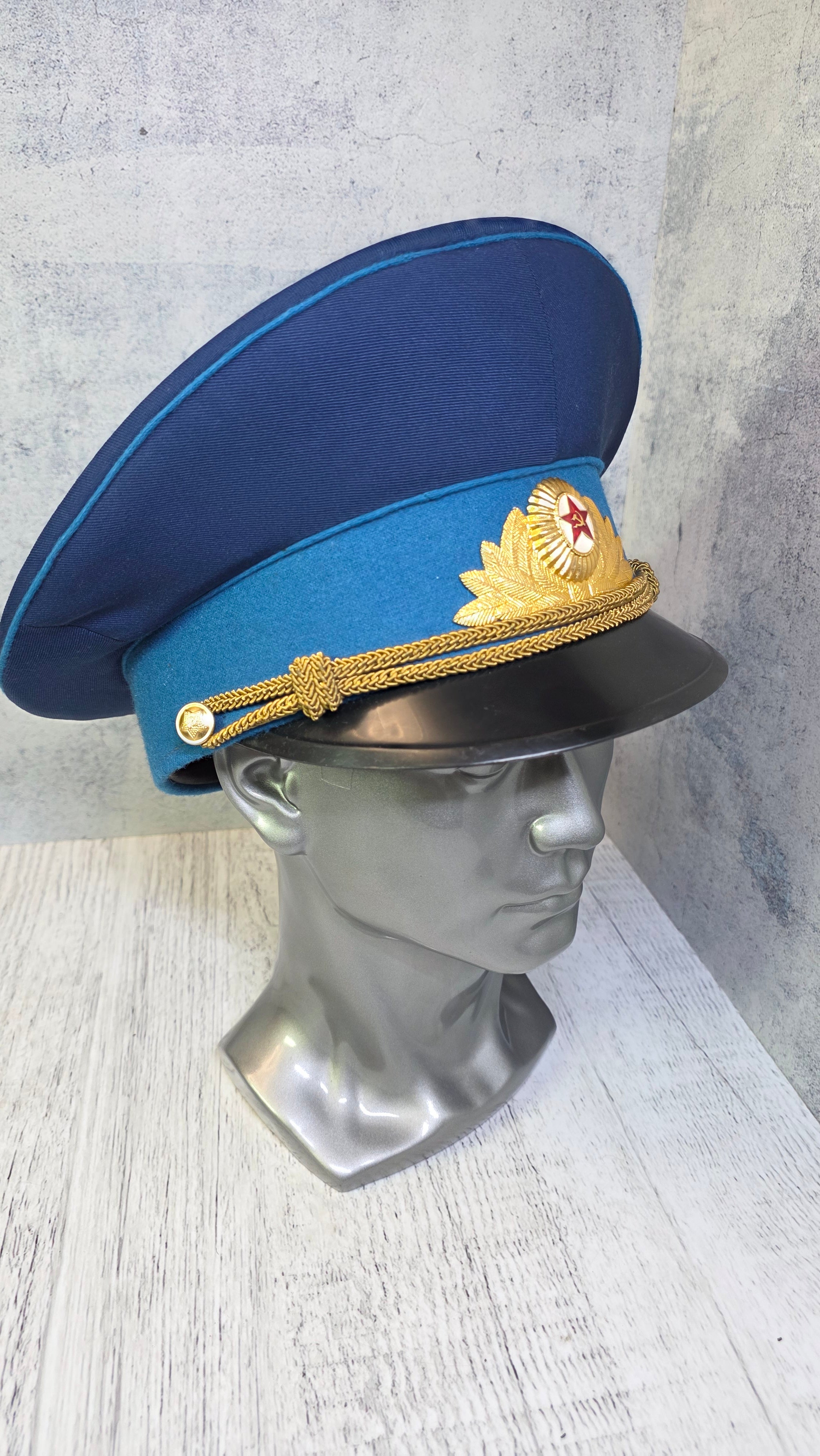 Vintage Soviet VDV Parade Visor Hat USSR - Legend Returns Vintage