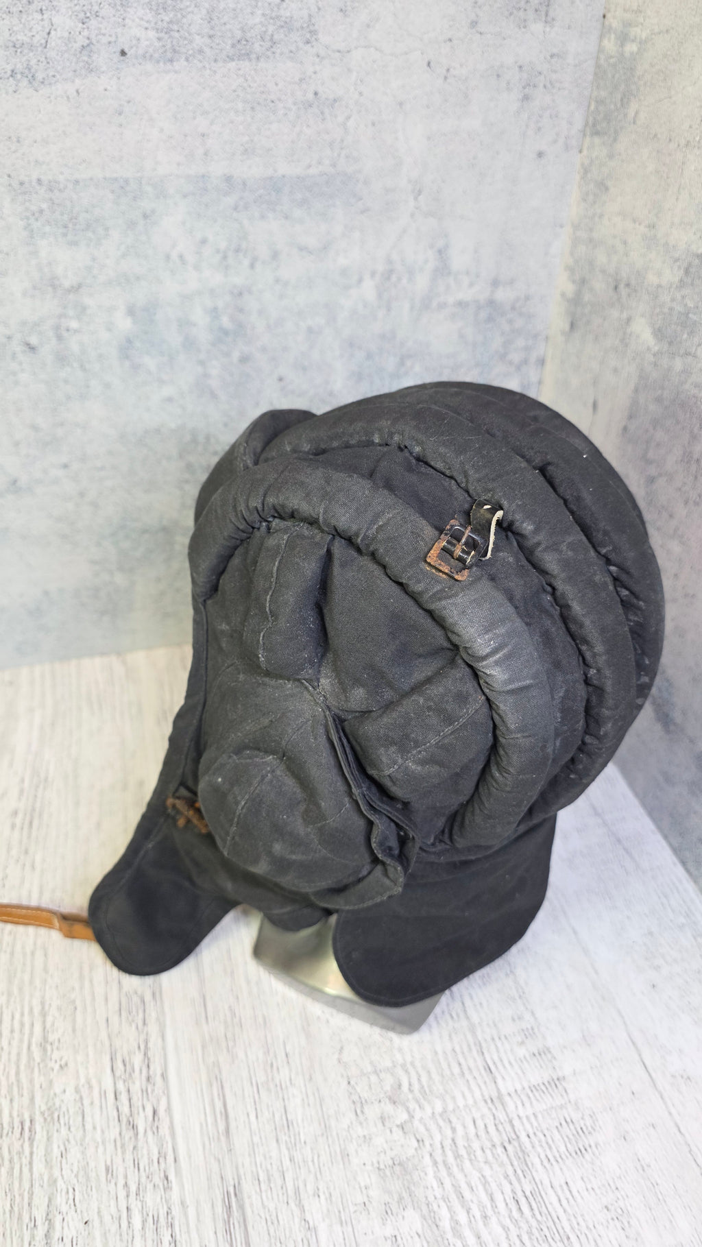 Soviet USSR Tanker Helmet Winter Tank Crew Headgear Vintage Cold Weather Communication Cap - Legend Returns Vintage