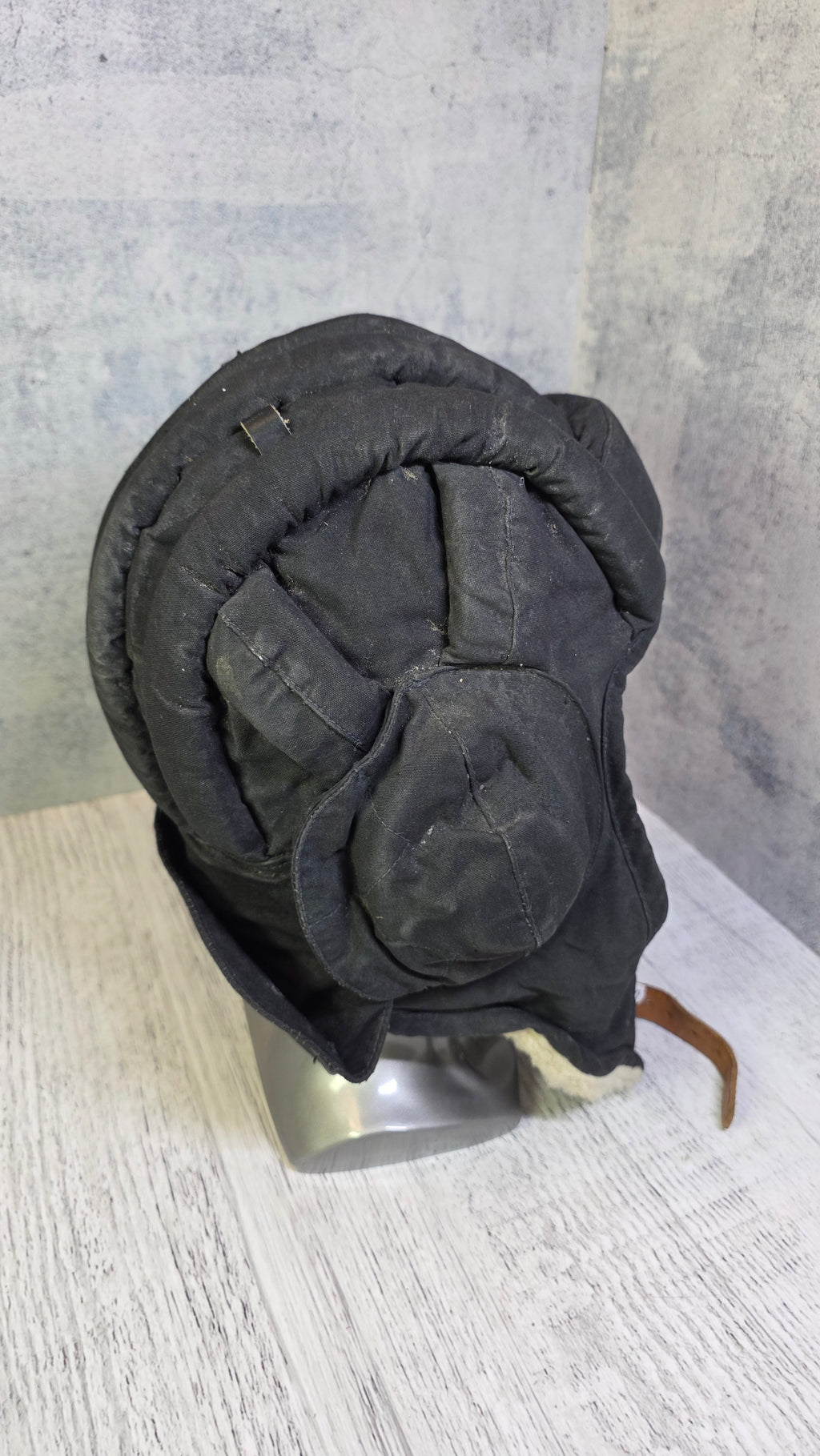 Soviet USSR Tanker Helmet Winter Tank Crew Headgear Vintage Cold Weather Communication Cap - Legend Returns Vintage