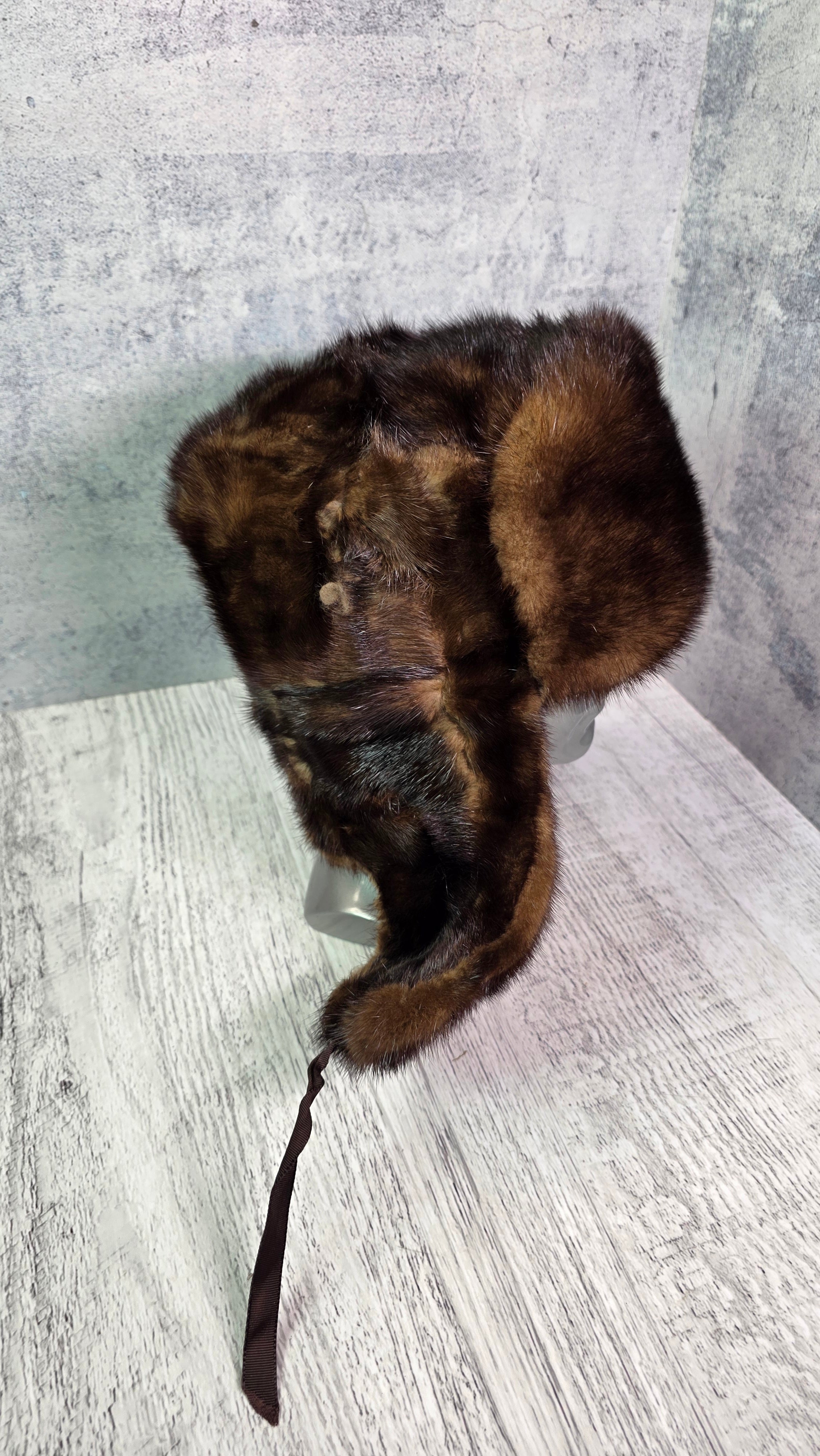 Soviet USSR Winter Ushanka Hat Vintage Civilian Fur Ear Flap Cold Weather Cap - Legend Returns Vintage