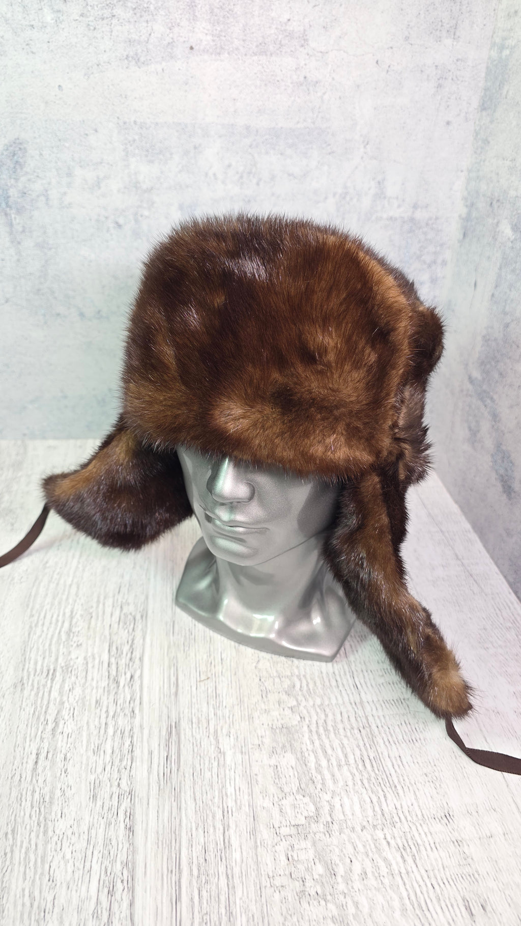 Soviet USSR Winter Ushanka Hat Vintage Civilian Fur Ear Flap Cold Weather Cap - Legend Returns Vintage