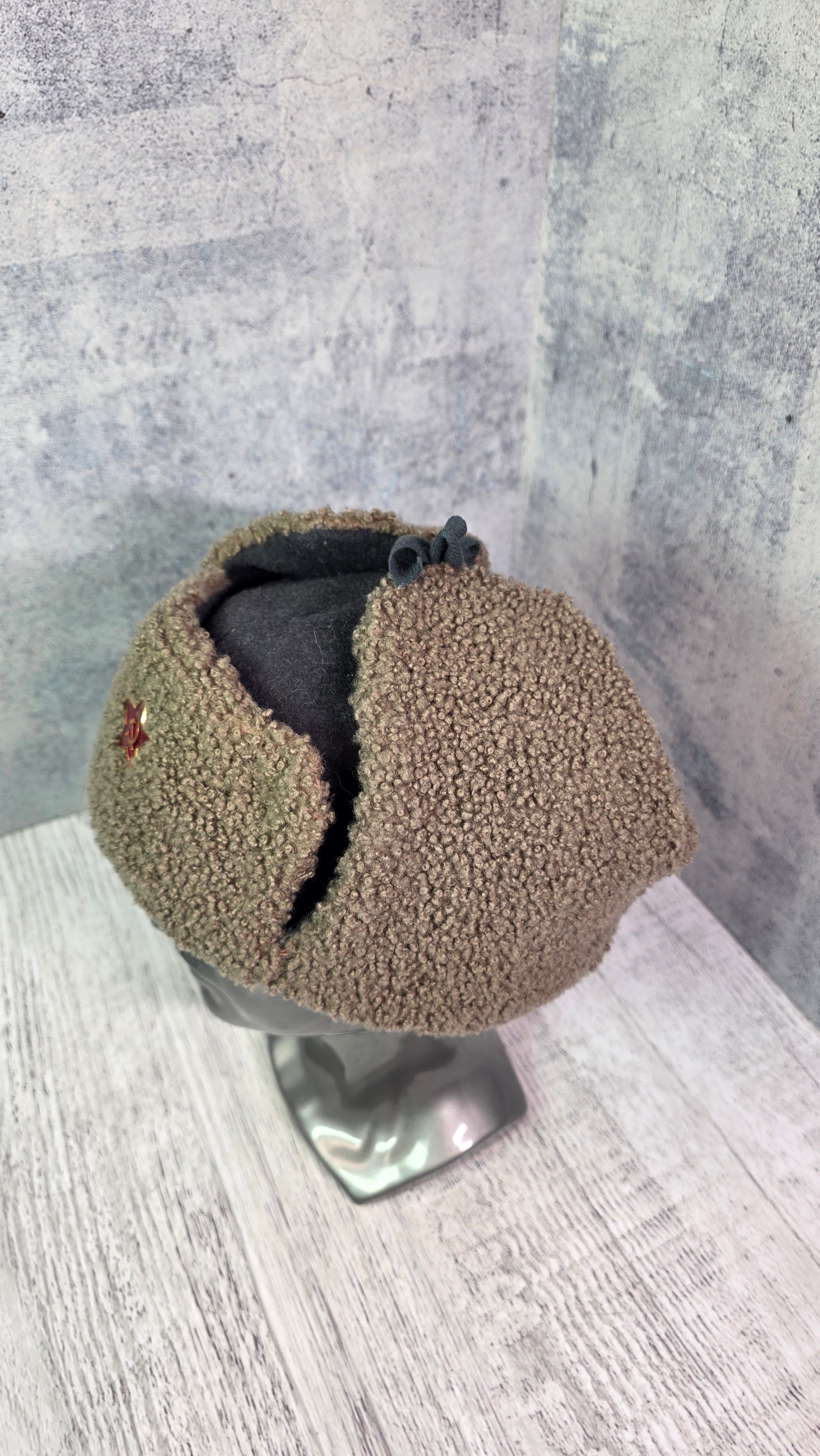Soviet USSR Winter Ushanka Hat Vintage Civilian Fur Ear Flap Cold Weather Cap - Legend Returns Vintage