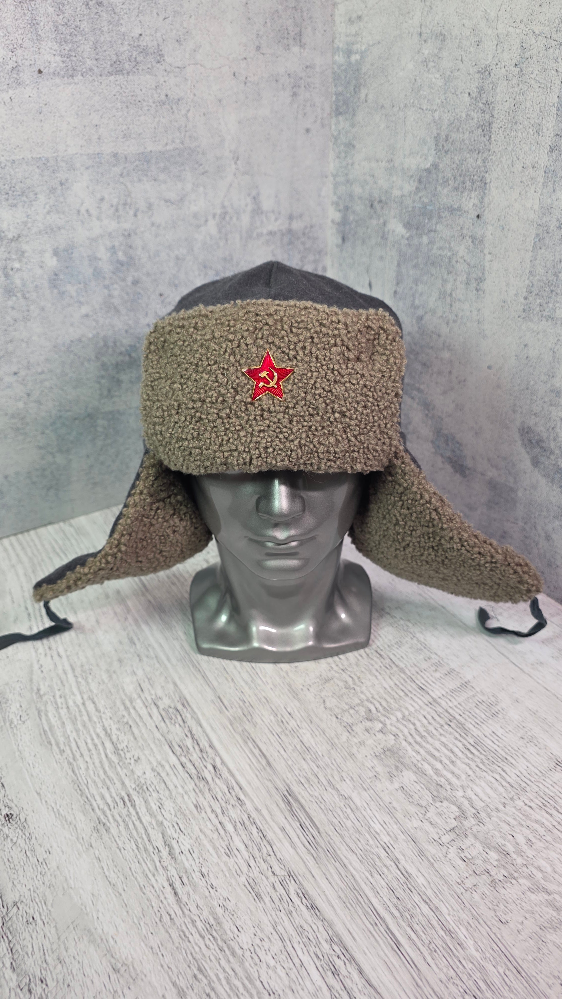 Soviet USSR Winter Ushanka Hat Vintage Civilian Fur Ear Flap Cold Weather Cap - Legend Returns Vintage