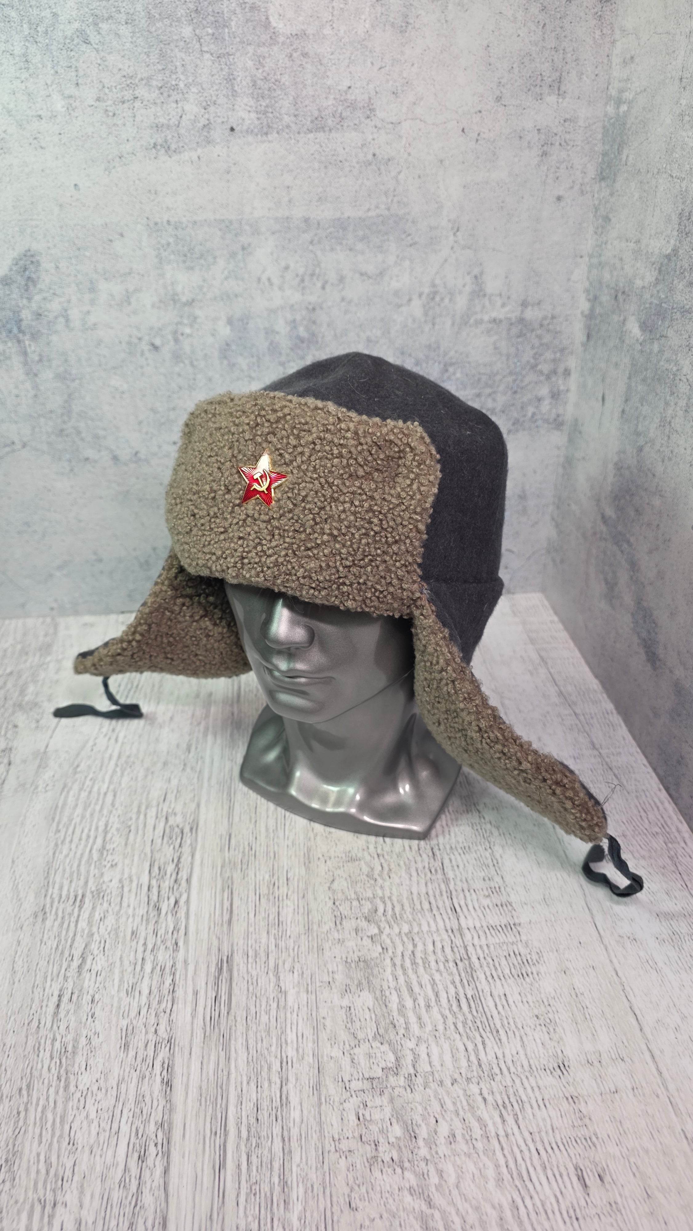 Soviet USSR Winter Ushanka Hat Vintage Civilian Fur Ear Flap Cold Weather Cap - Legend Returns Vintage