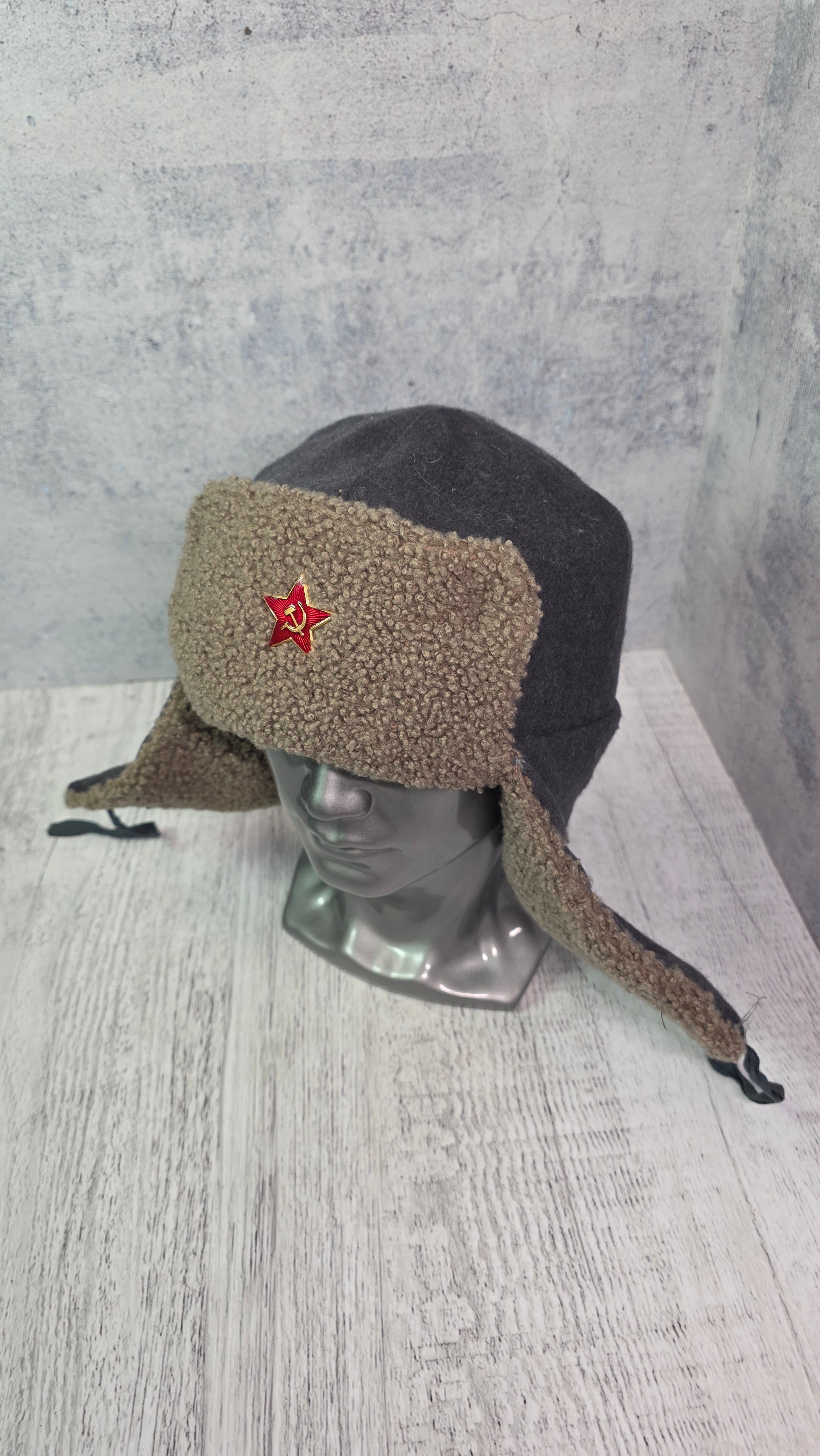 Soviet USSR Winter Ushanka Hat Vintage Civilian Fur Ear Flap Cold Weather Cap - Legend Returns Vintage