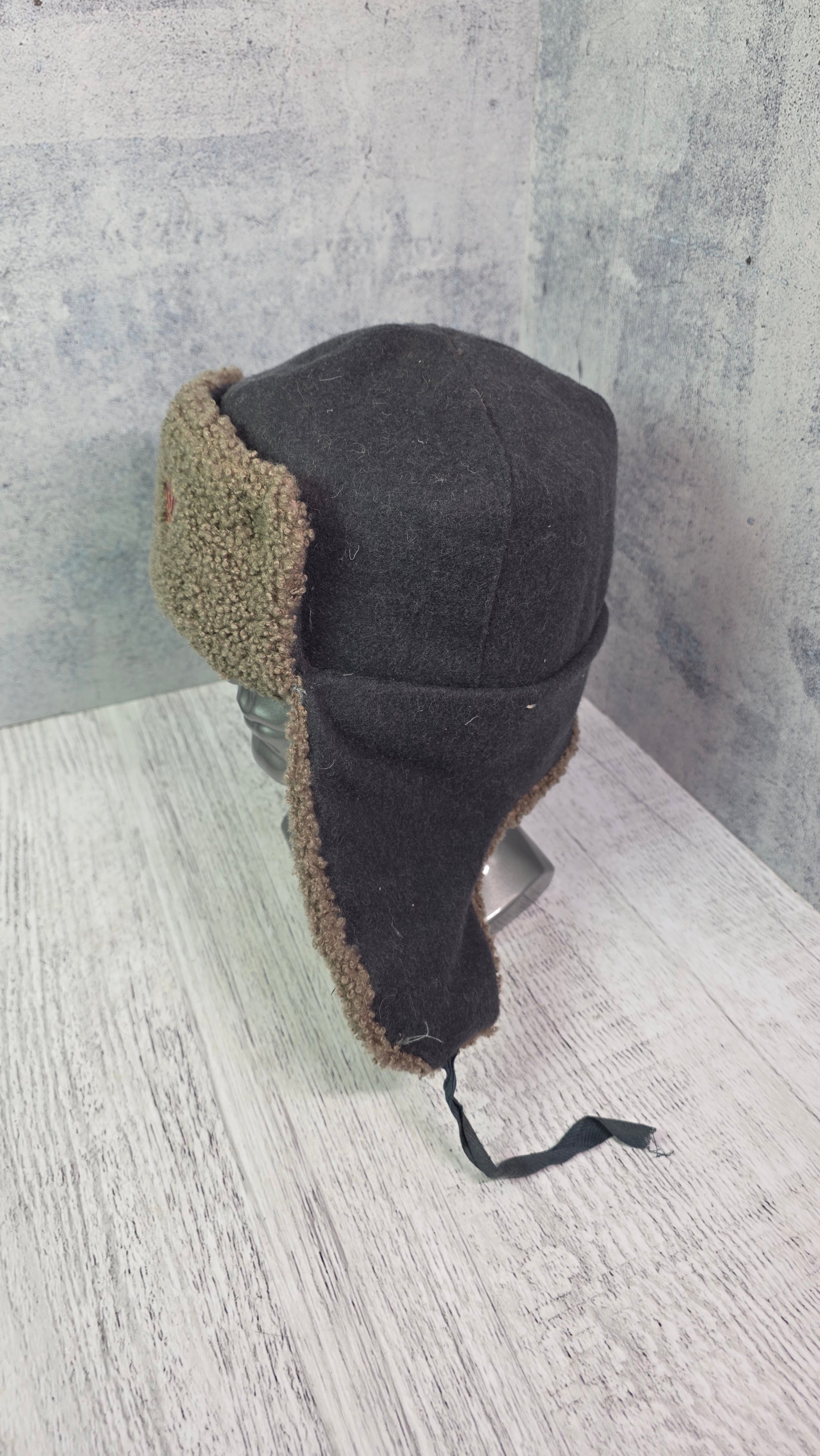 Soviet USSR Winter Ushanka Hat Vintage Civilian Fur Ear Flap Cold Weather Cap - Legend Returns Vintage