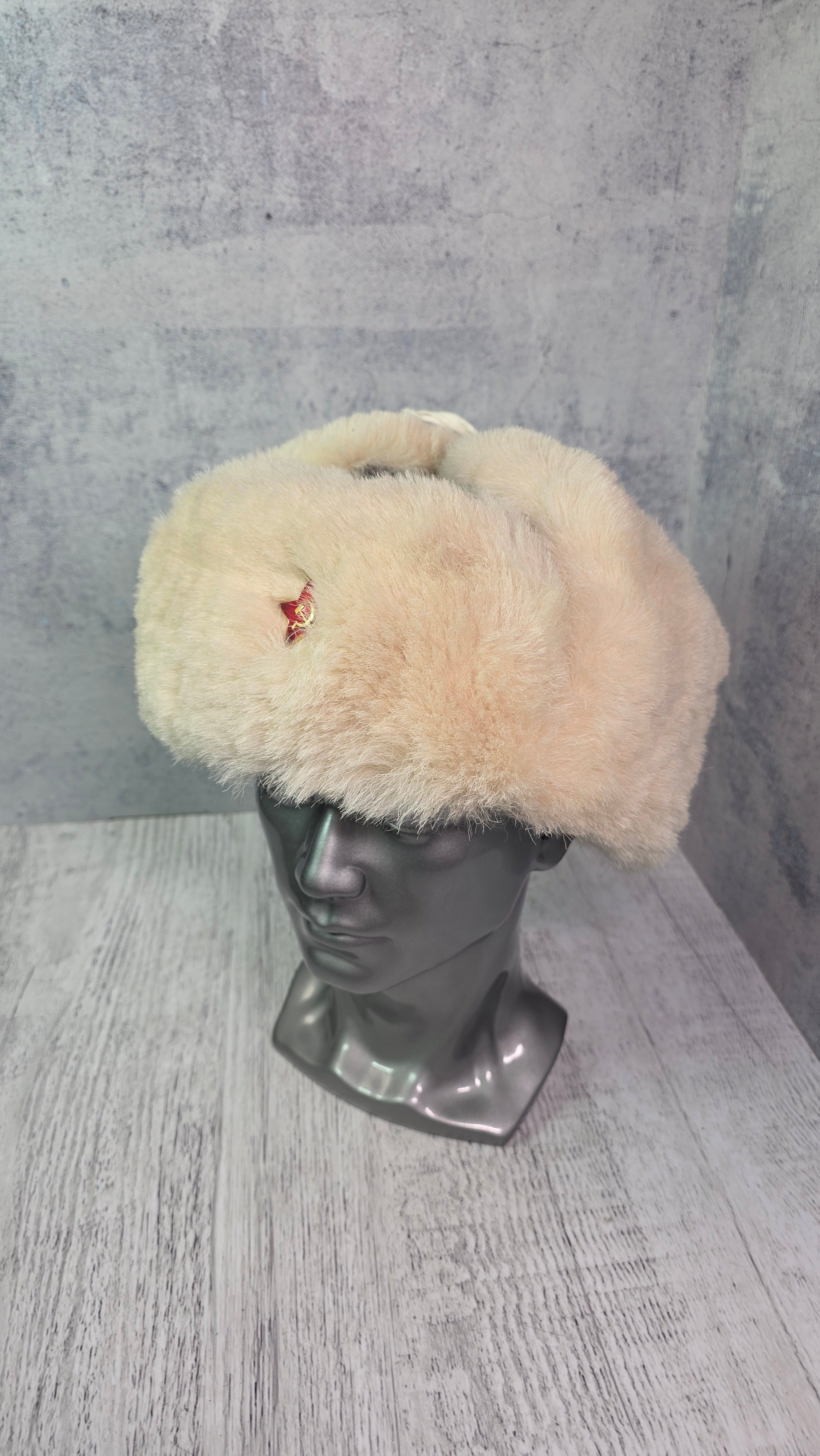 Soviet USSR RKKA Ushanka Hat Vintage Red Army Winter Fur Cap WWII Era Style - Legend Returns Vintage