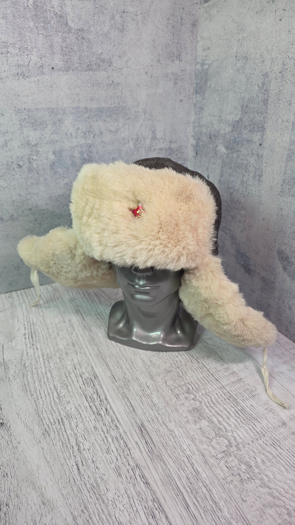 Soviet USSR RKKA Ushanka Hat Vintage Red Army Winter Fur Cap WWII Era Style - Legend Returns Vintage