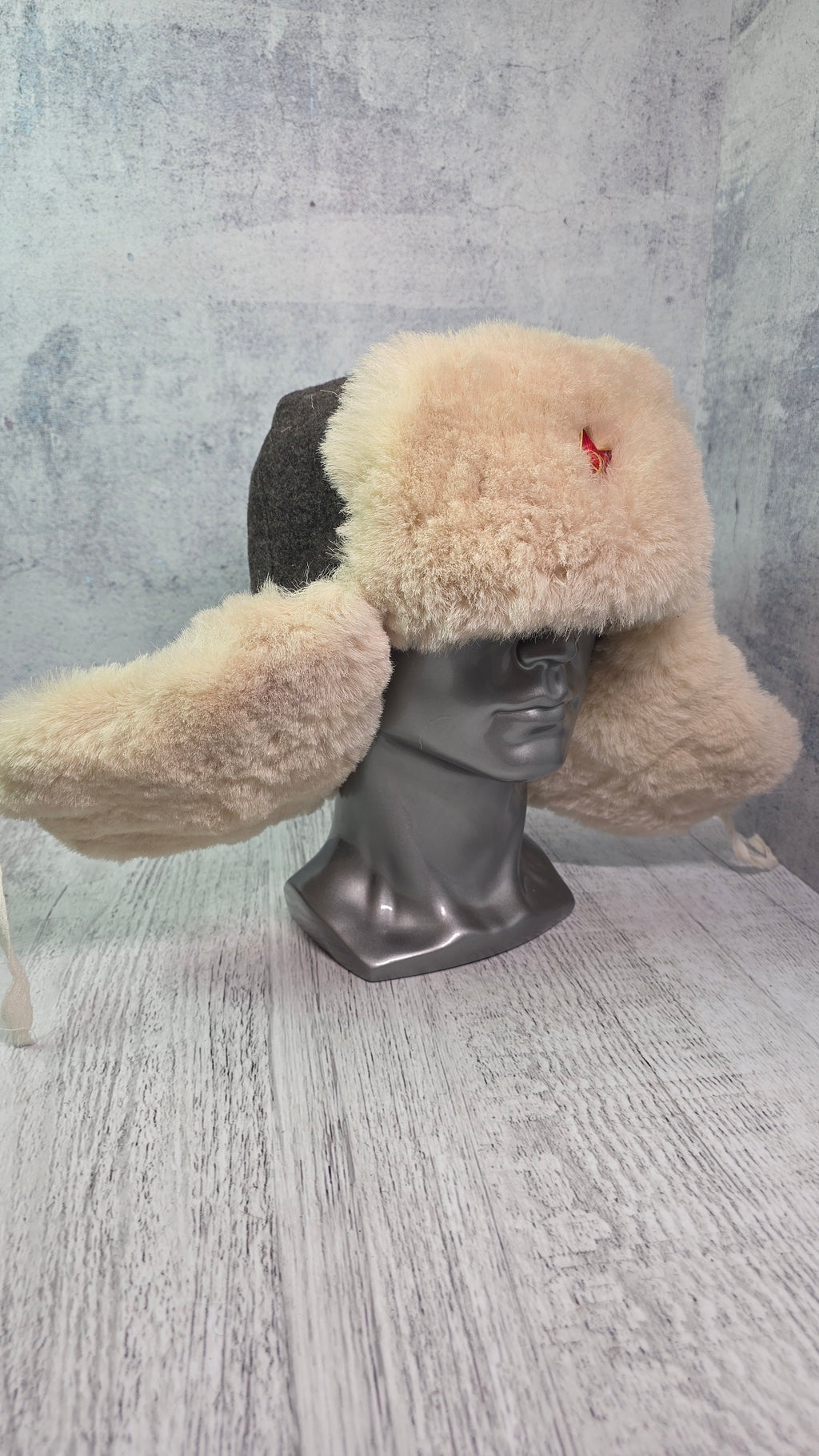 Soviet USSR RKKA Ushanka Hat Vintage Red Army Winter Fur Cap WWII Era Style - Legend Returns Vintage