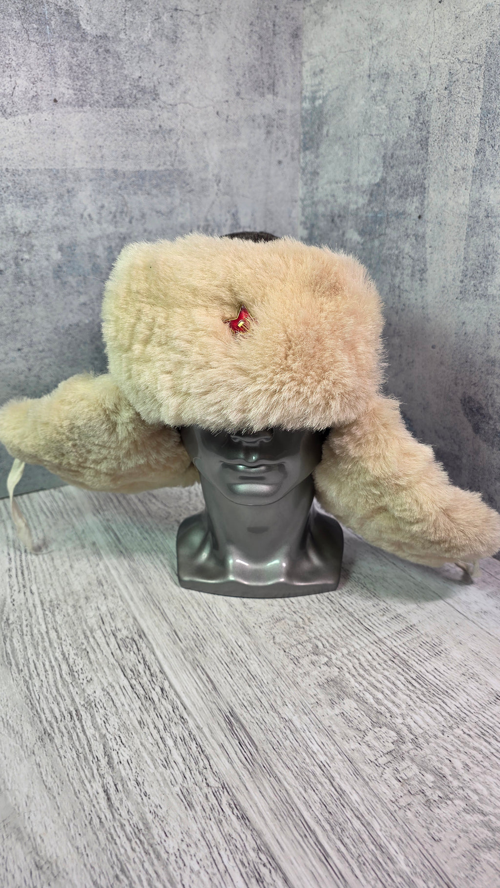 Soviet USSR RKKA Ushanka Hat Vintage Red Army Winter Fur Cap WWII Era Style - Legend Returns Vintage
