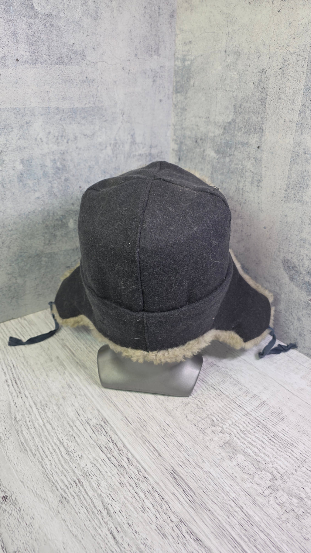 Soviet USSR RKKA Ushanka Hat Vintage Red Army Winter Fur Cap Gray WWII Era Style - Legend Returns Vintage