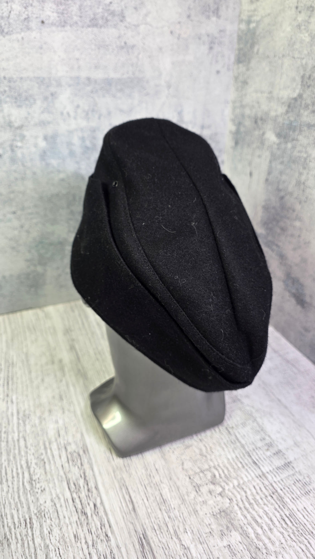 WWII German Panzer Side Cap M38 Vintage Black Tank Crew Field Cap Historical Headwear - Legend Returns Vintage