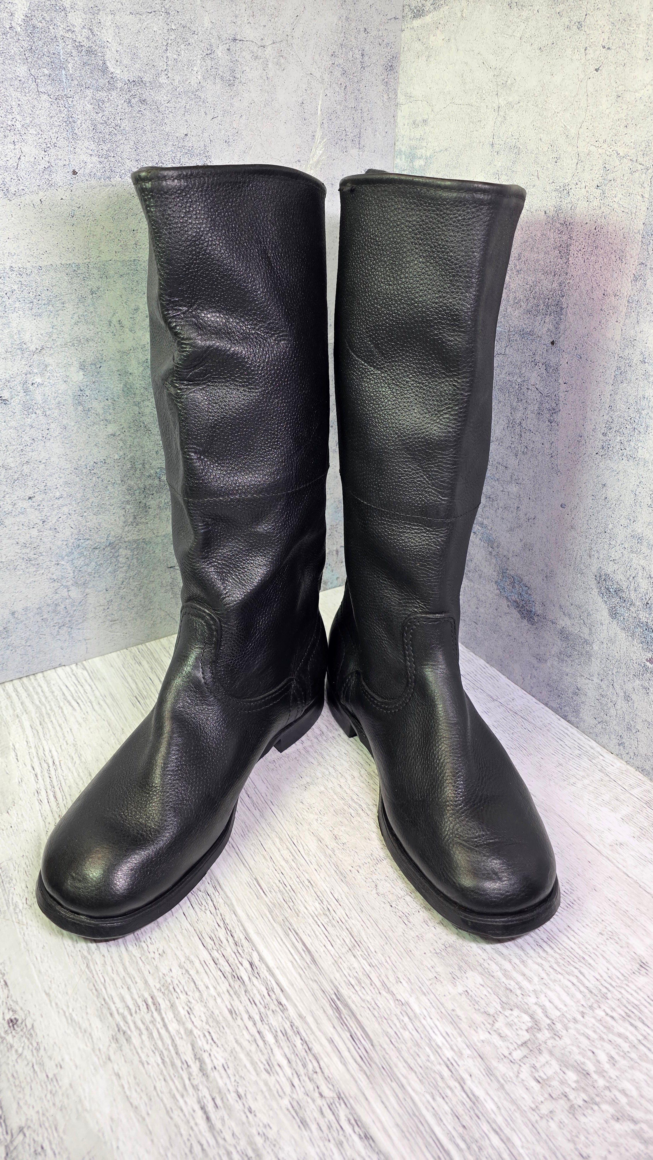 Soviet USSR RKKA Leather Boots Vintage WWII Era Military Style Field Boots - Legend Returns Vintage