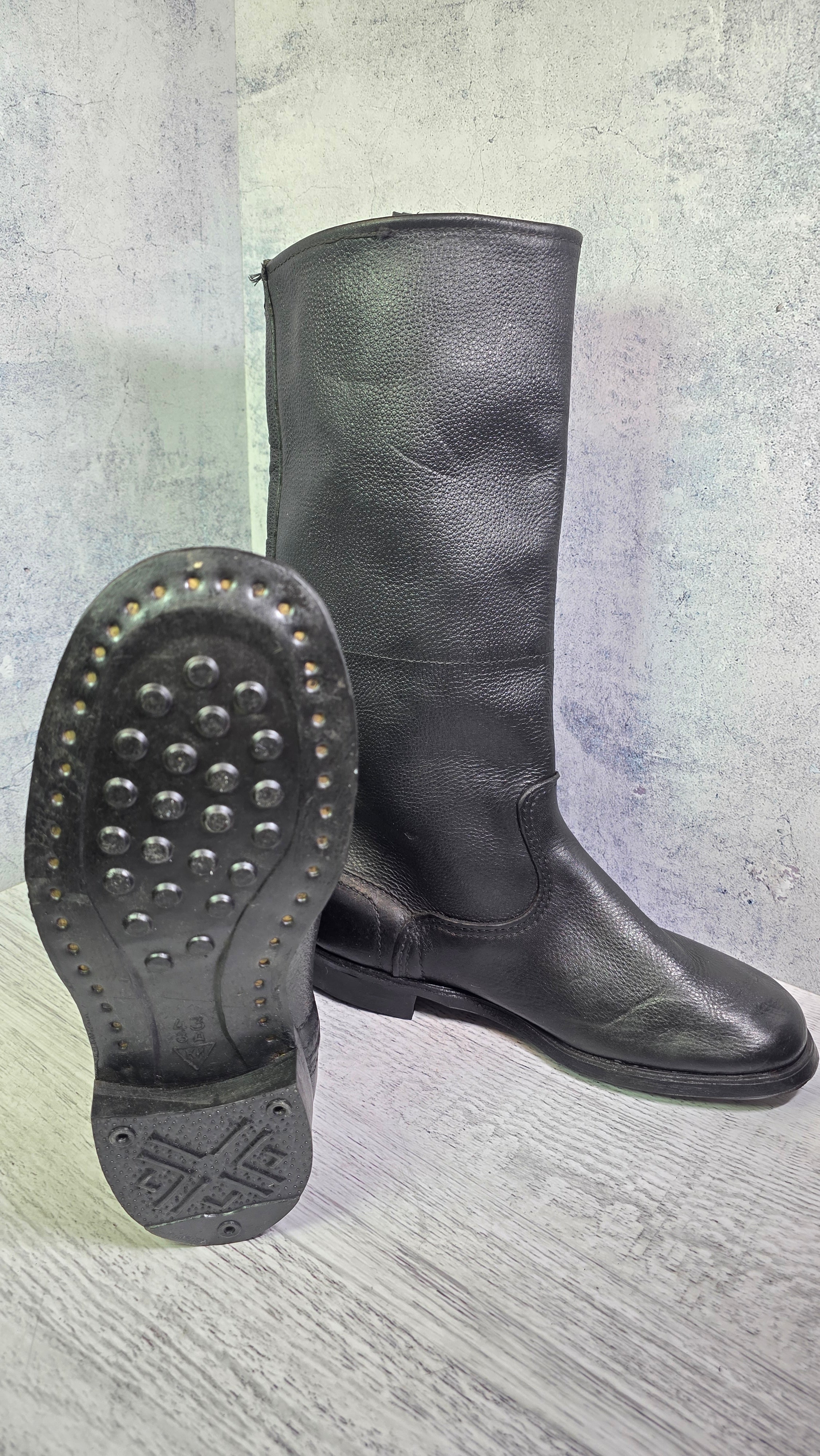 Soviet USSR RKKA Leather Boots Vintage WWII Era Military Style Field Boots - Legend Returns Vintage