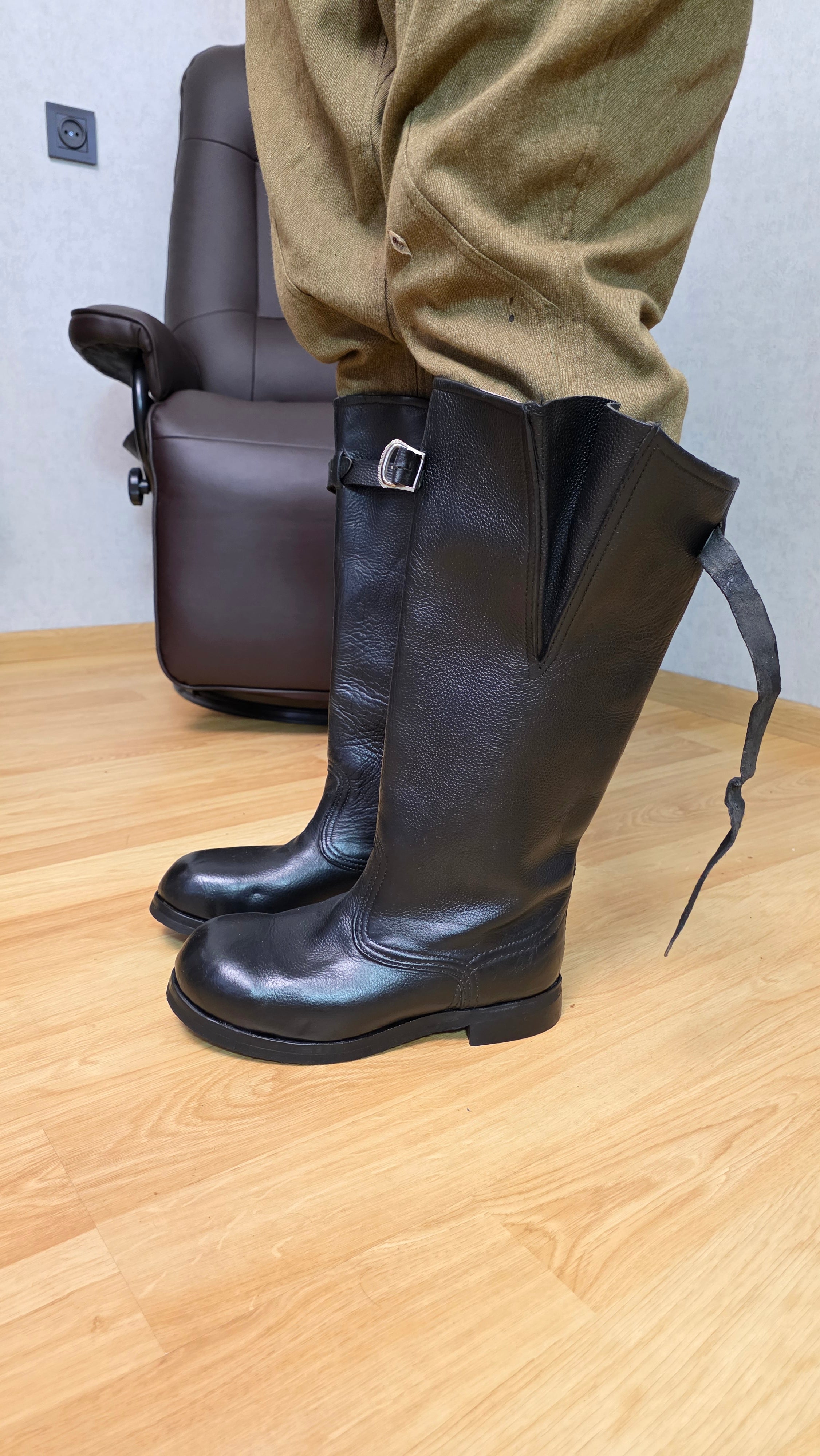 Soviet VVS Flight Boots Vintage USSR Aviation Leather Boots - Legend Returns Vintage