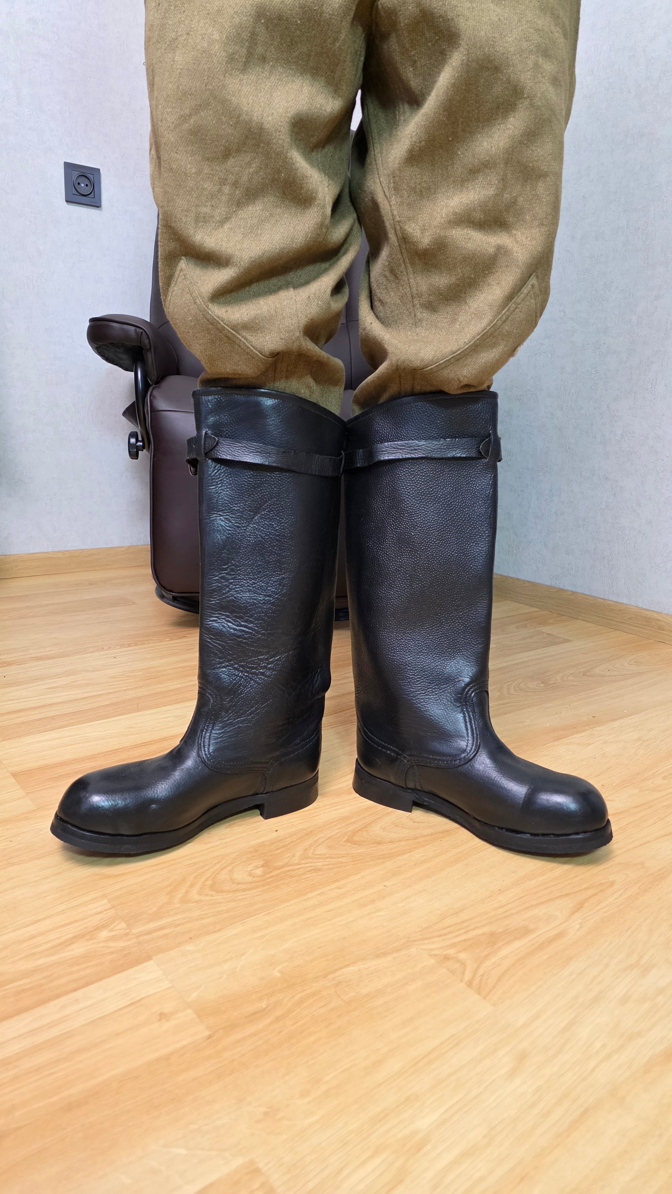 Soviet VVS Flight Boots Vintage USSR Aviation Leather Boots - Legend Returns Vintage