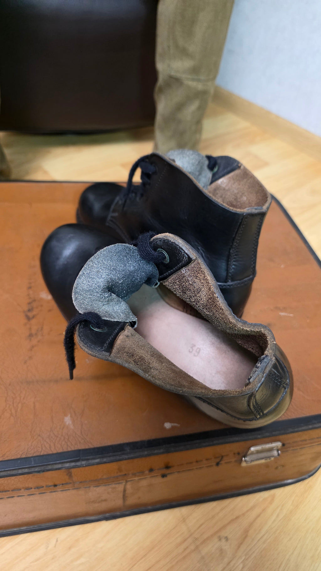 German Mountain Boots Vintage WWII Gebirgsjäger Leather Hiking Boots - Legend Returns Vintage