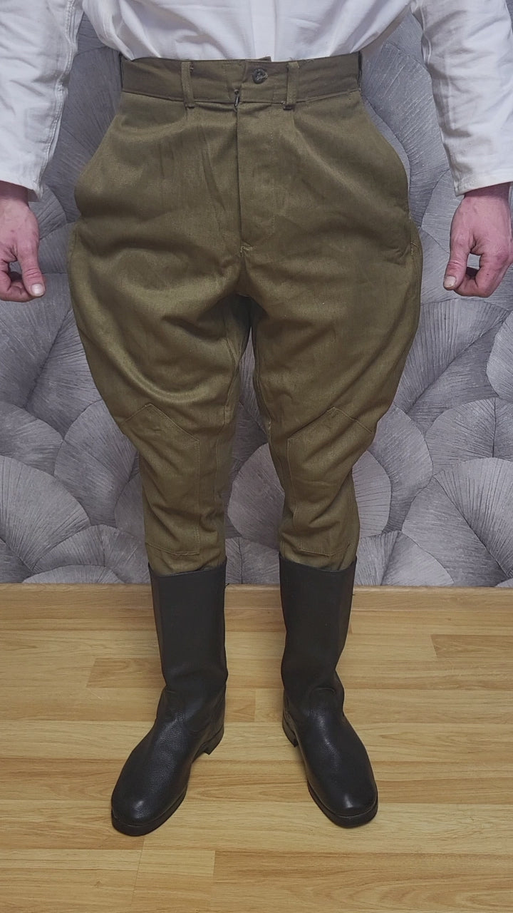 Soviet USSR M59 Cotton Soldier Breeches Khaki
