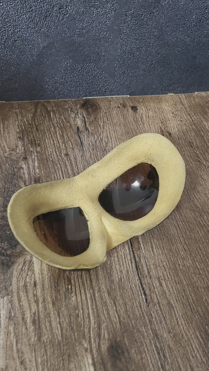 Soviet Pilot Goggles PO-1M Dark Lens Aviation Goggles USSR Aviator Gear