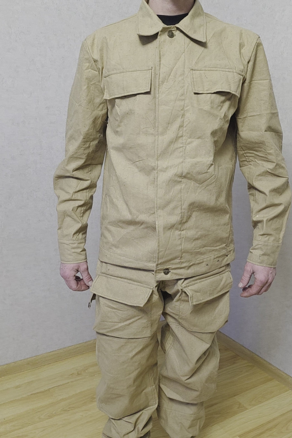Vintage USSR Mabuta Field Uniform Set, Sand Color Soviet Era Outfit ...