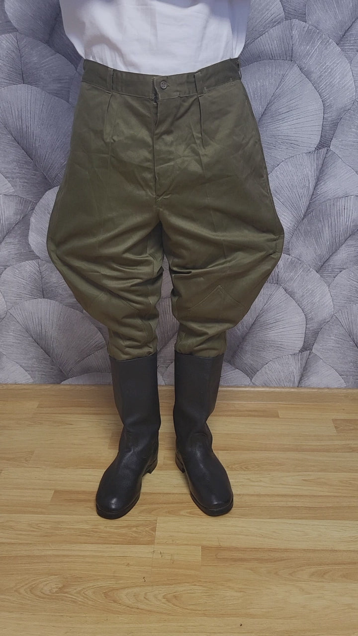 Soviet USSR M69 Khaki Vintage Breeches Field Trousers