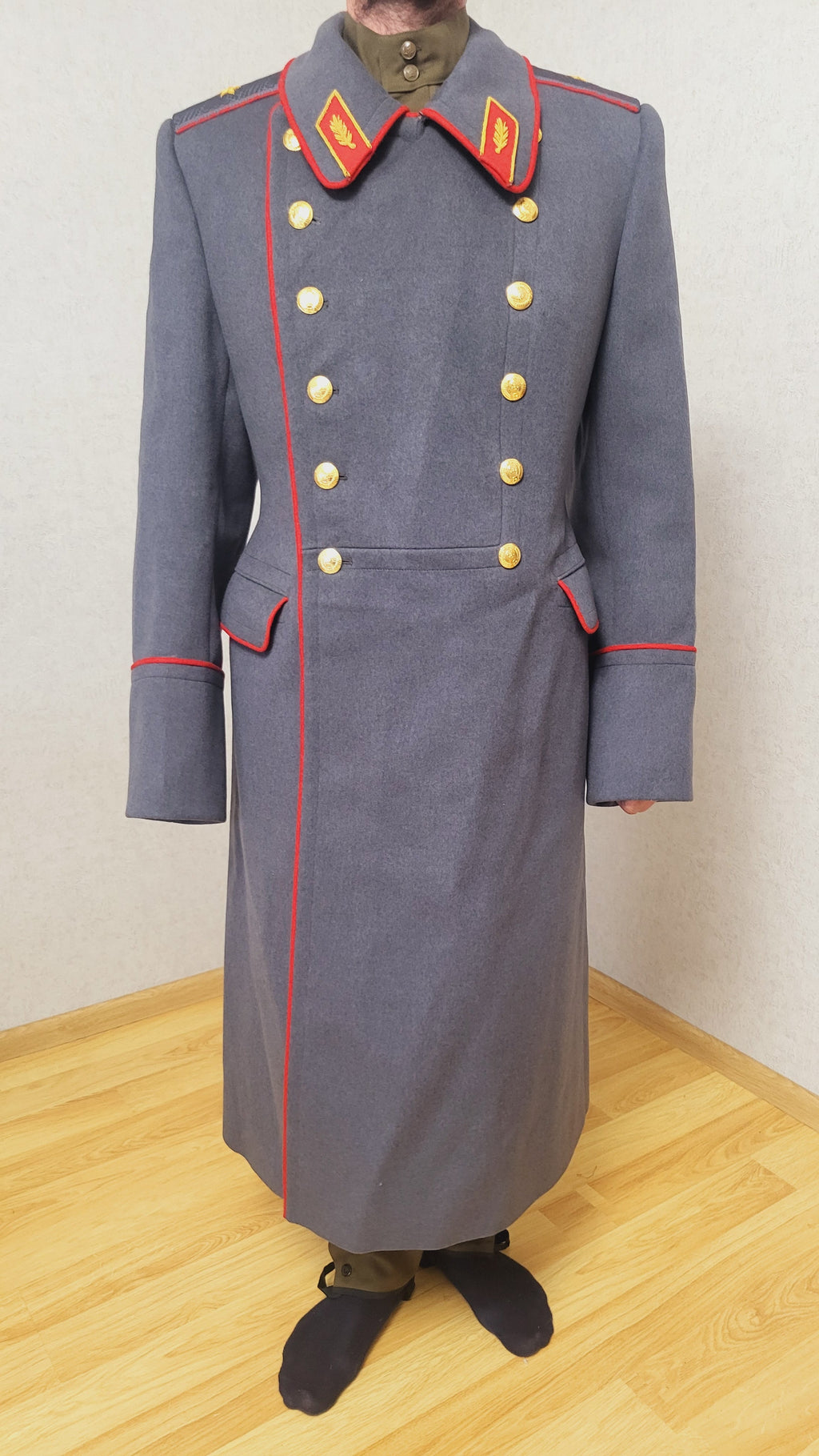 Rare Soviet General Rank Parade Greatcoat with Insignia