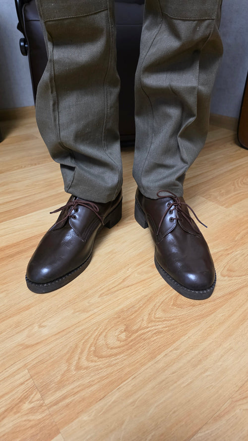 Soviet Brown Leather Shoes Skorokhod Vintage Footwear USSR - Legend Returns Vintage