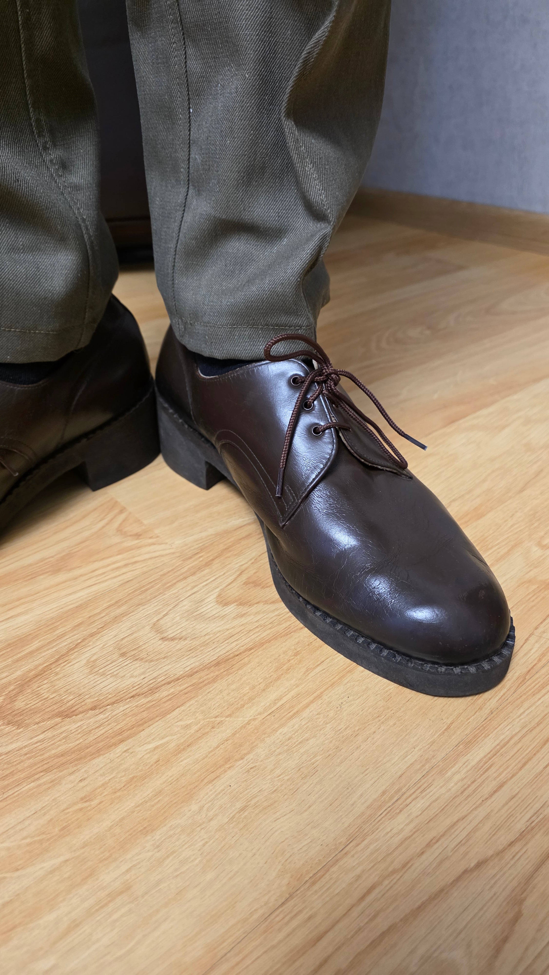 Soviet Brown Leather Shoes Skorokhod Vintage Footwear USSR - Legend Returns Vintage