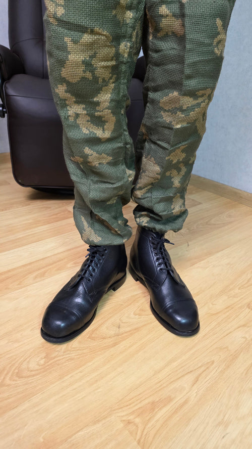 Soviet Field Boots USSR Leather Service Footwear Vintage Military Style Collectible - Legend Returns Vintage