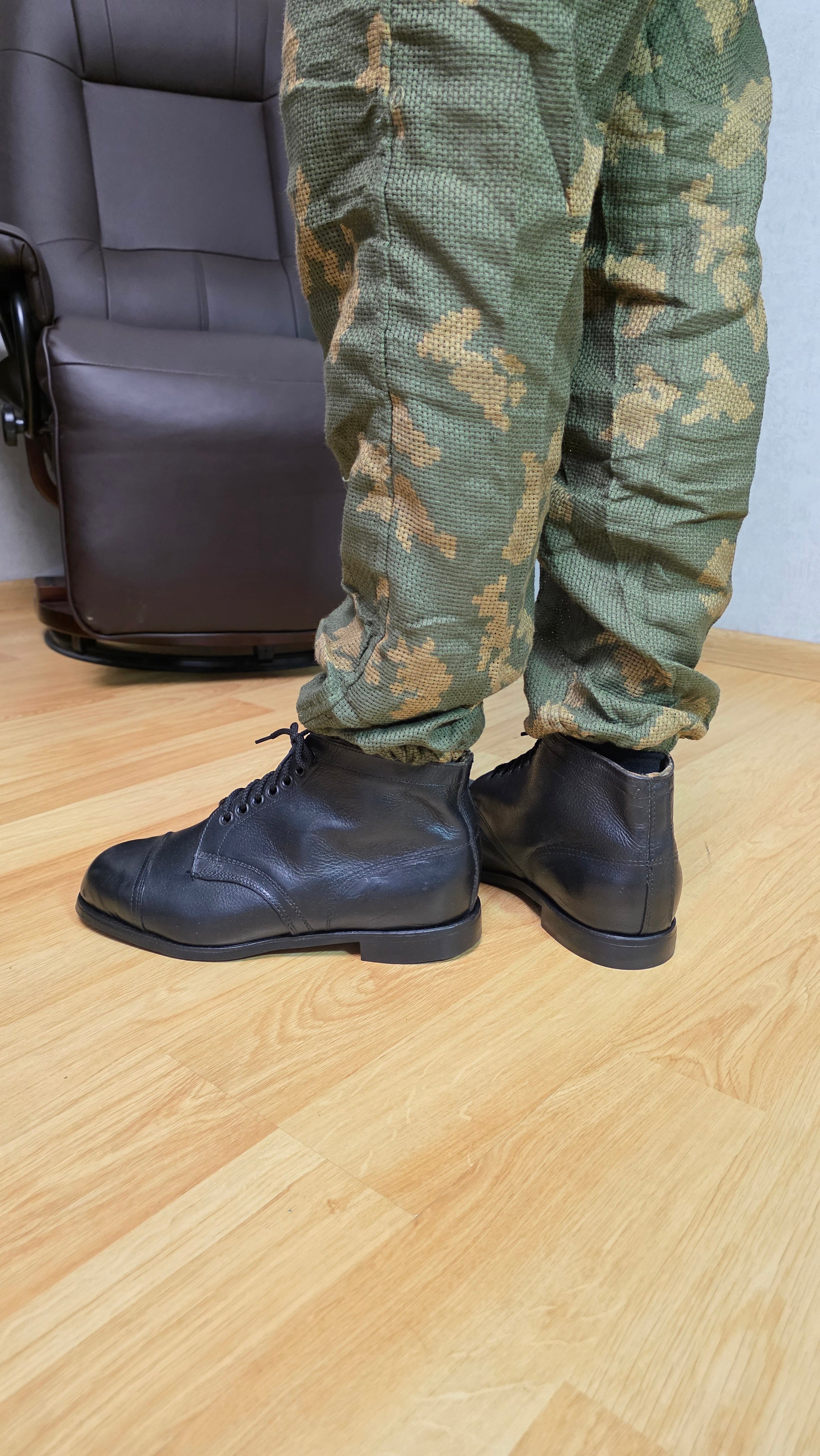 Soviet Field Boots USSR Leather Service Footwear Vintage Military Style Collectible - Legend Returns Vintage