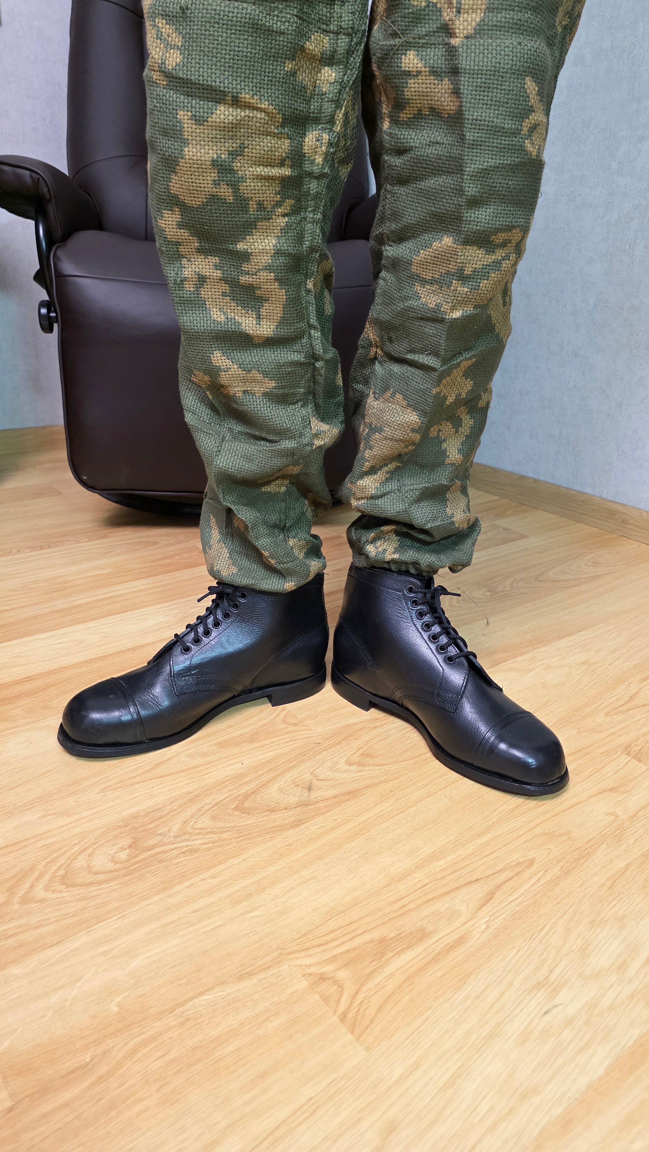Soviet Field Boots USSR Leather Service Footwear Vintage Military Style Collectible - Legend Returns Vintage