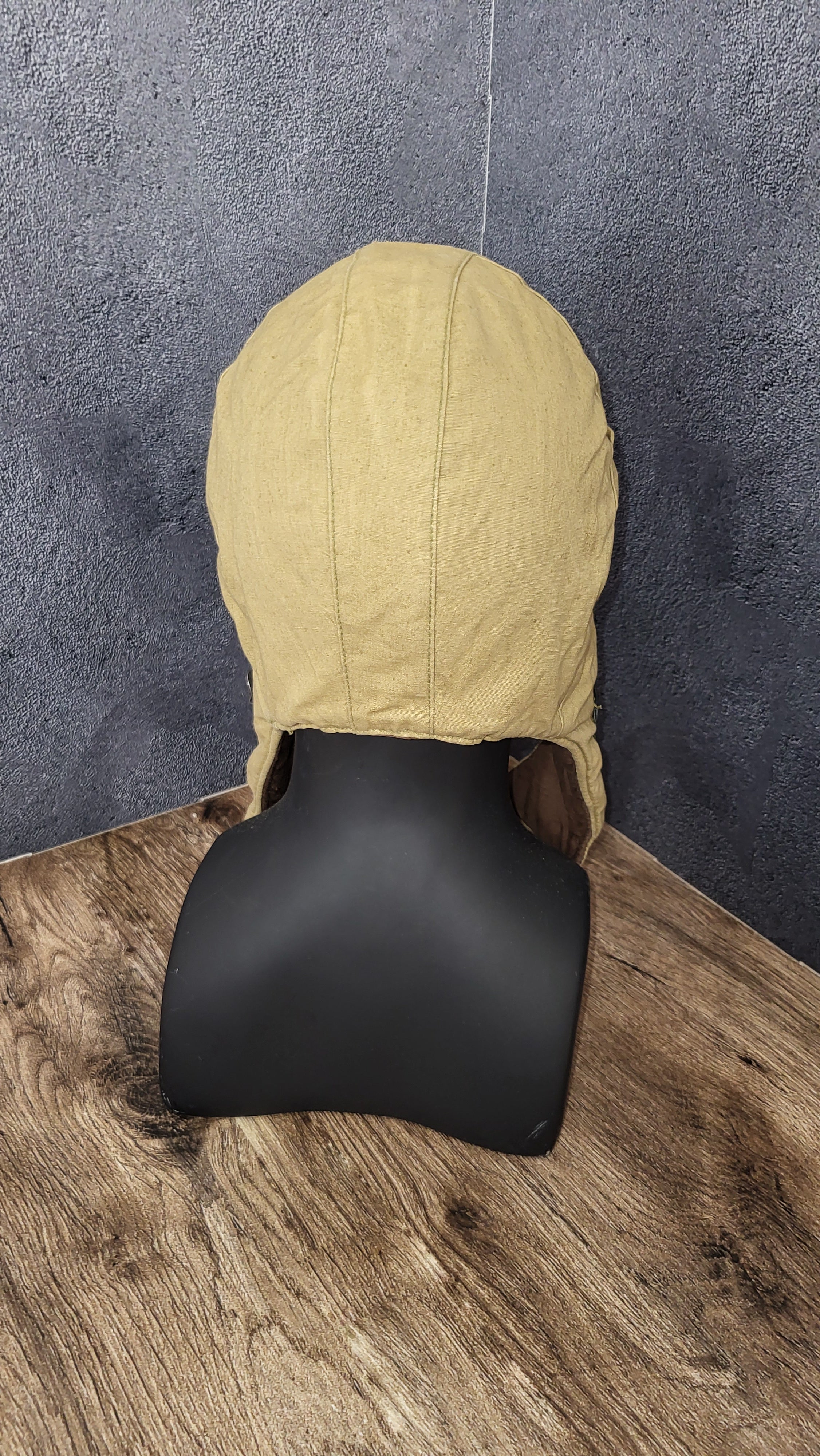 Soviet Jump Helmet Canvas Paratrooper Helmet USSR Airborne Training Gear - Legend Returns Vintage