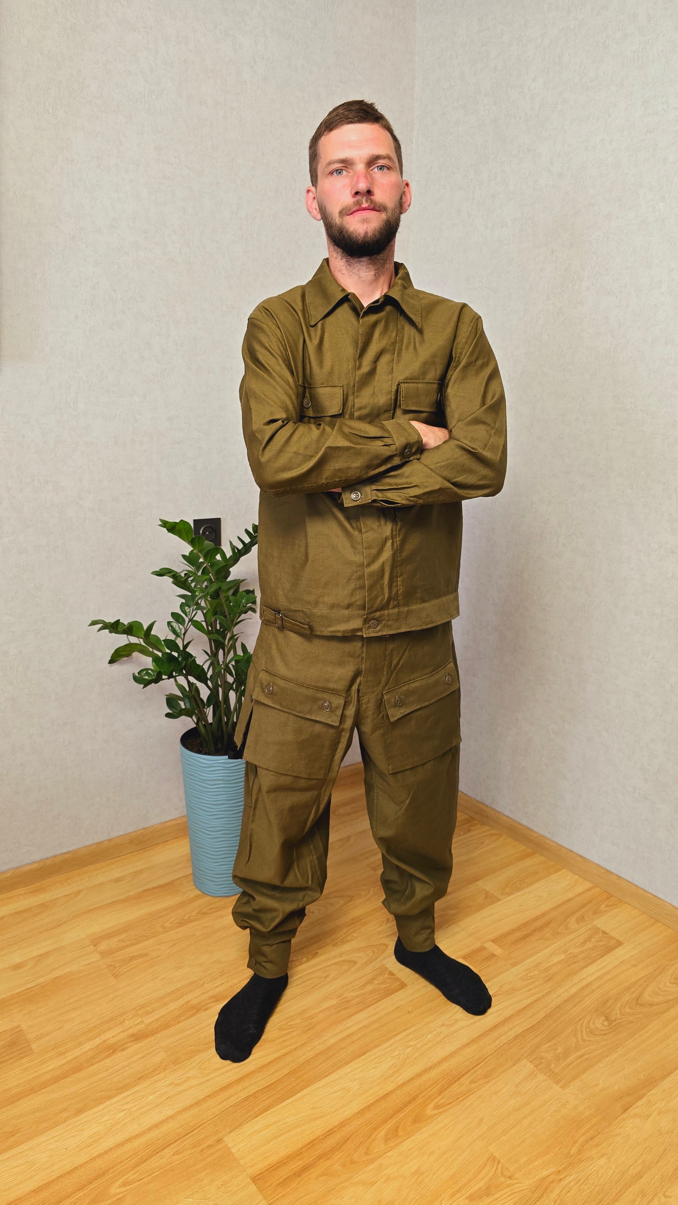 Soviet Mabuta Khaki Field Uniform Set Vintage Utility Outfit