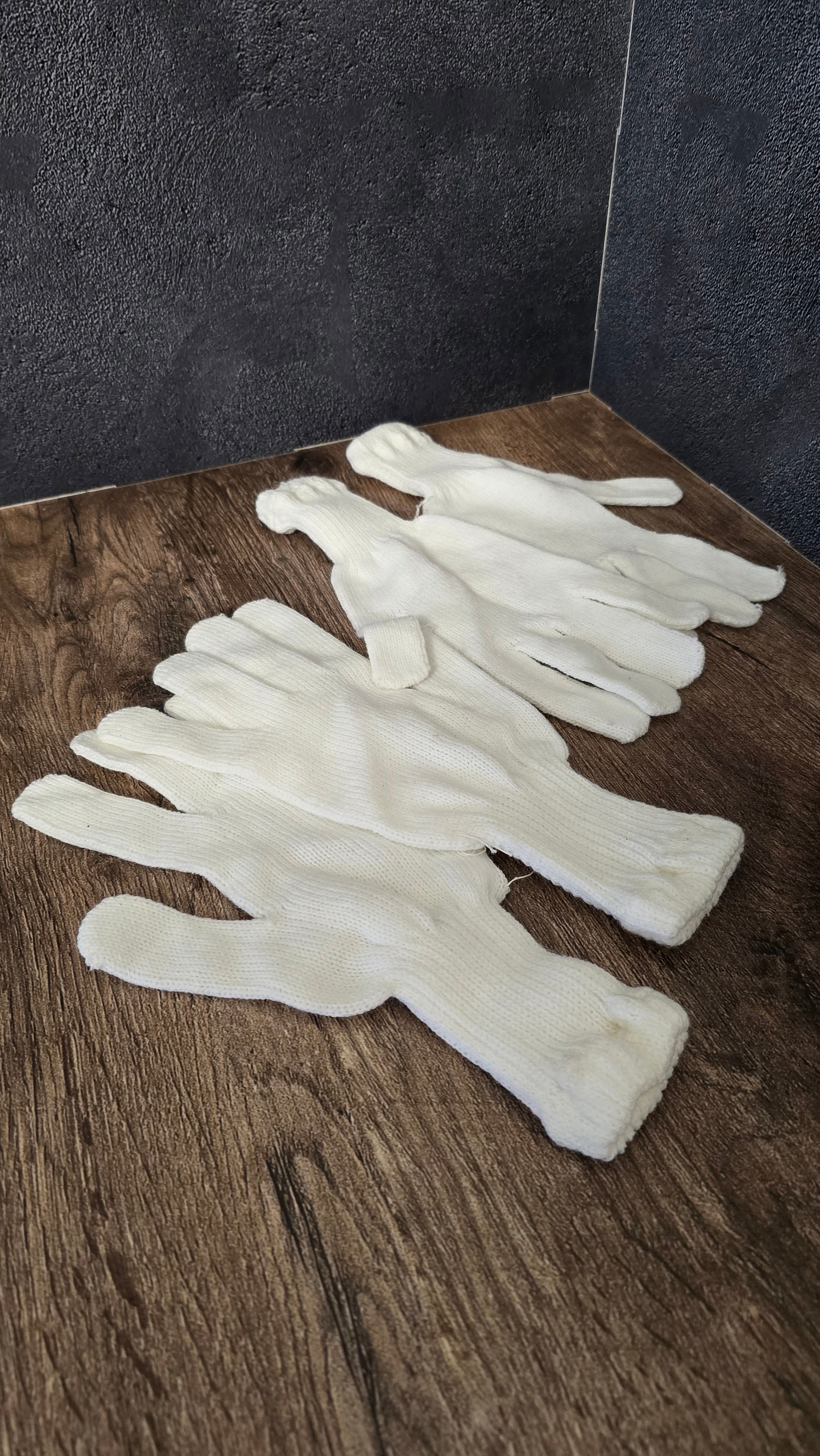 Soviet Parade White Gloves Vintage USSR Dress Uniform Gloves