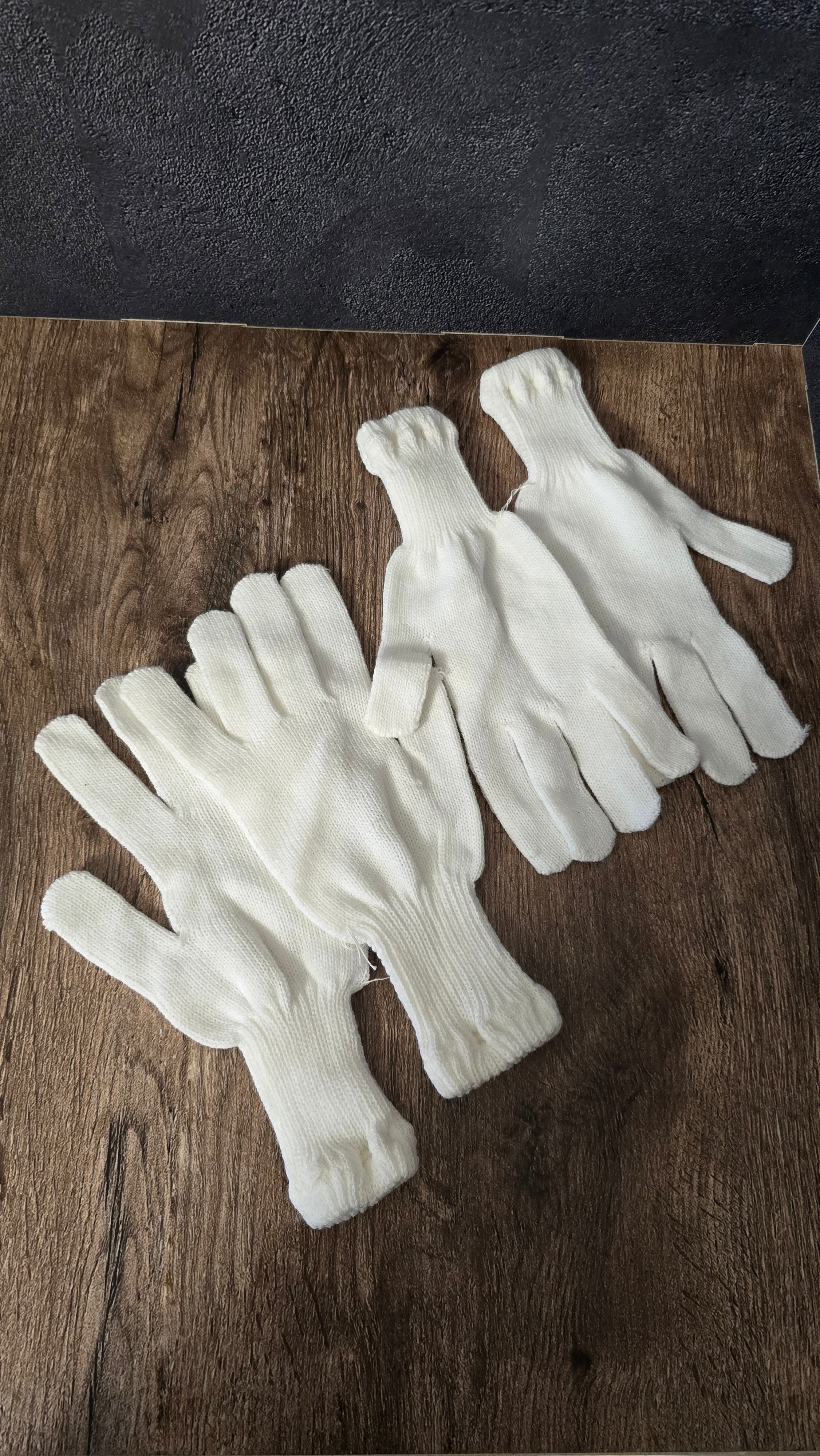 Soviet Parade White Gloves Vintage USSR Dress Uniform Gloves