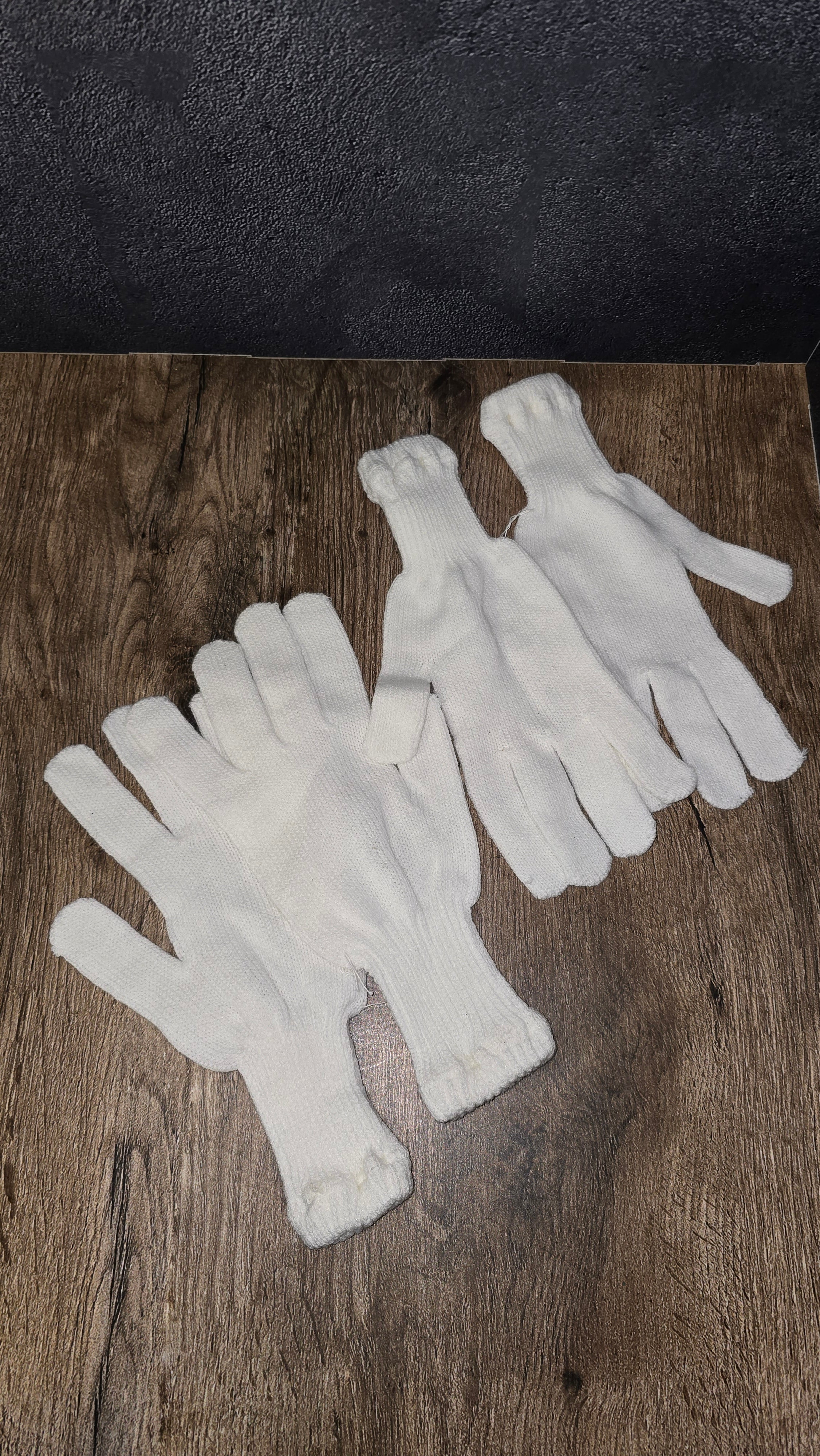 Soviet Parade White Gloves Vintage USSR Dress Uniform Gloves
