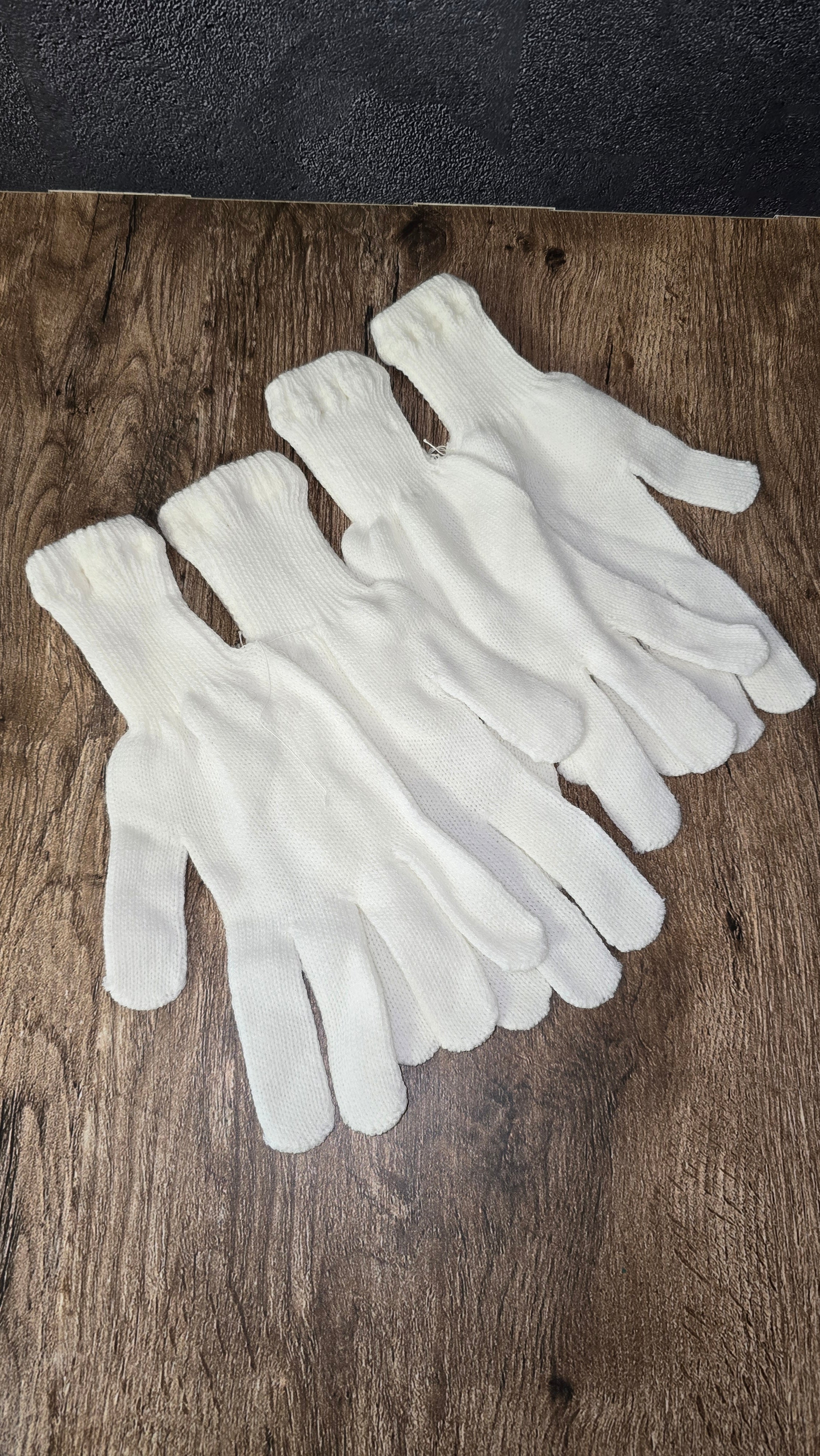 Soviet Parade White Gloves Vintage USSR Dress Uniform Gloves
