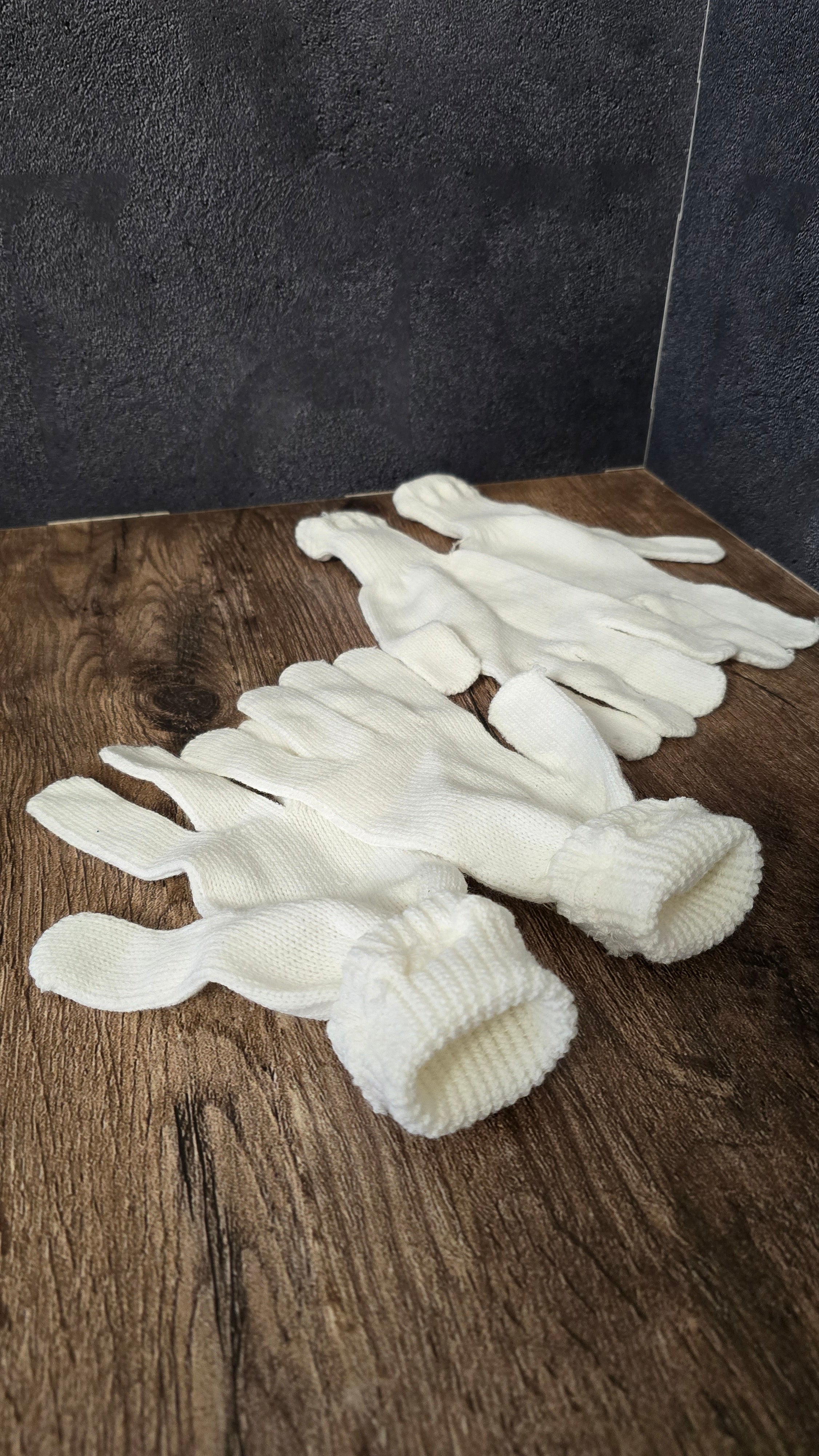 Soviet Parade White Gloves Vintage USSR Dress Uniform Gloves