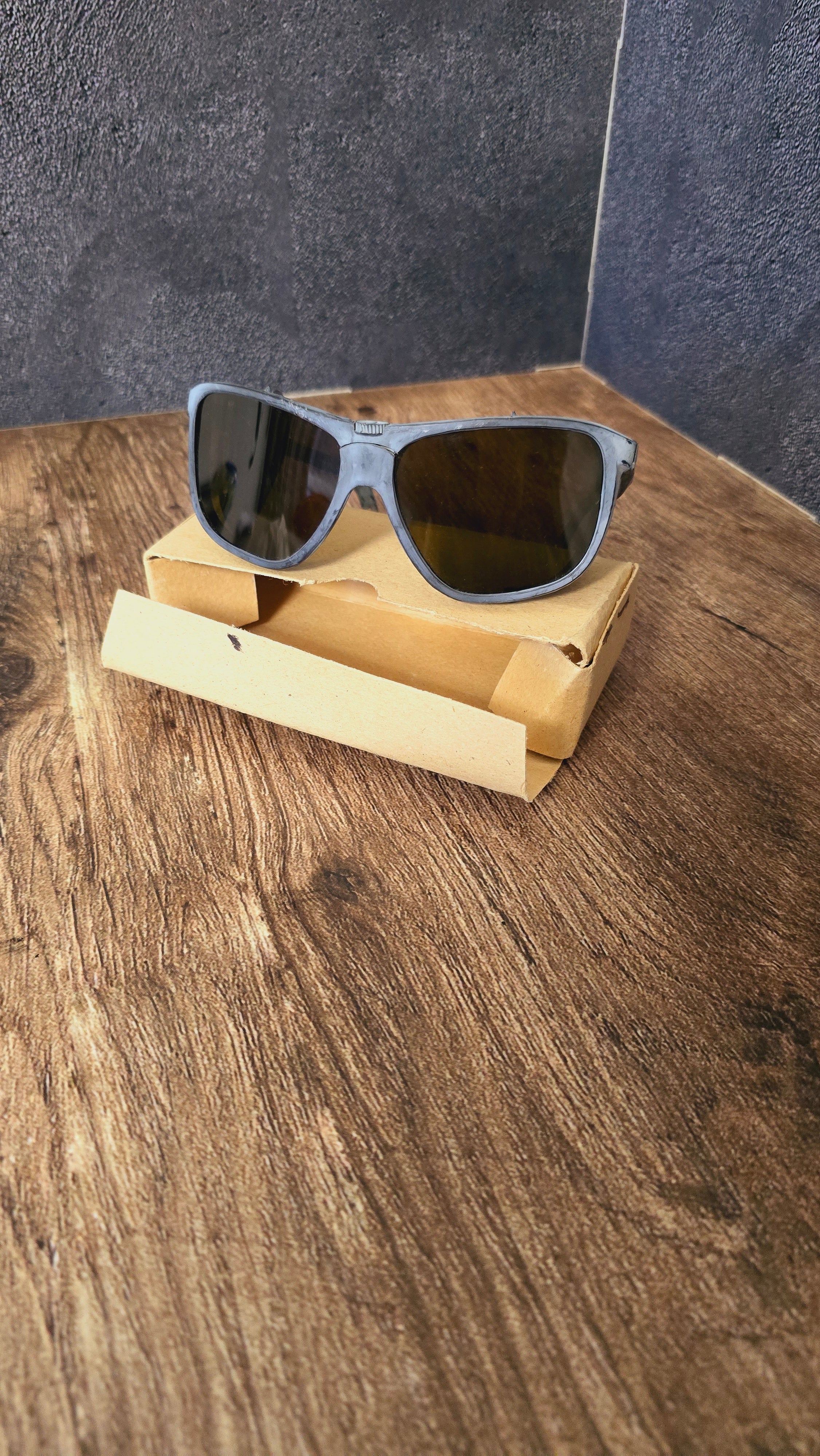 Soviet Pilot Flight Goggles Vintage USSR Aviation Glasses With Case