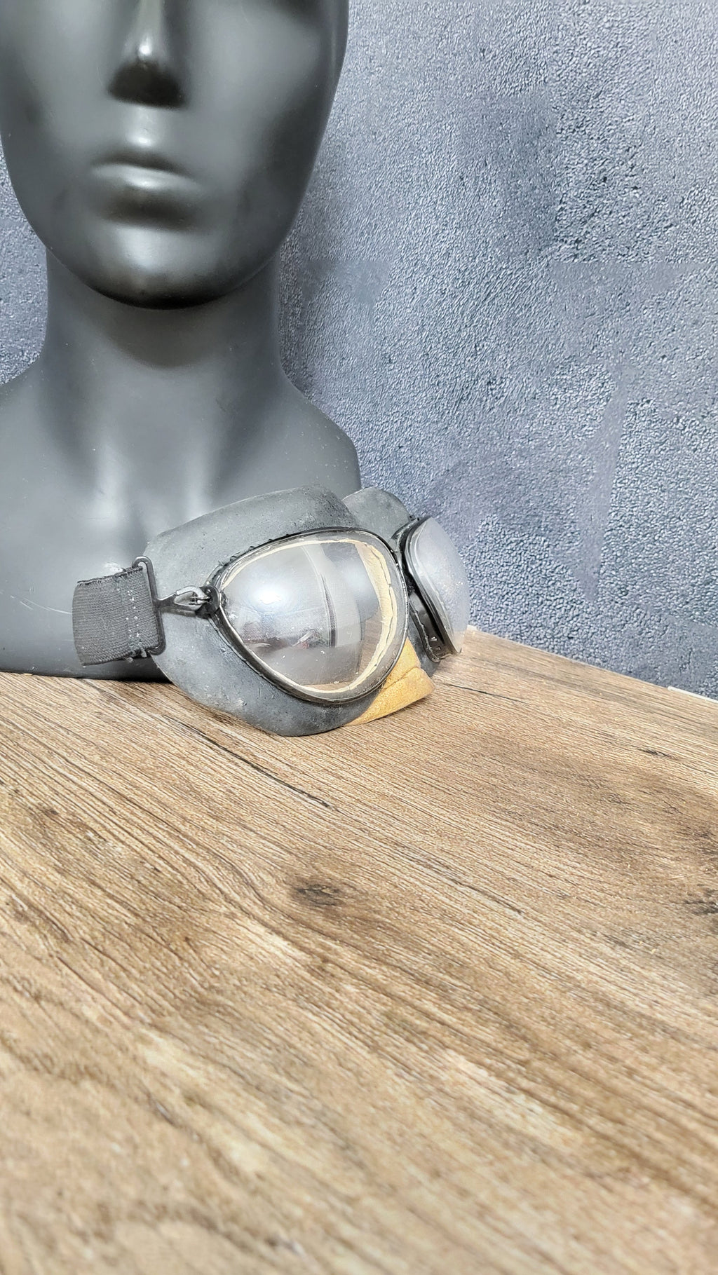 Soviet Pilot Goggles PO-1M Clear Lens Aviation Goggles USSR Flight Gear
