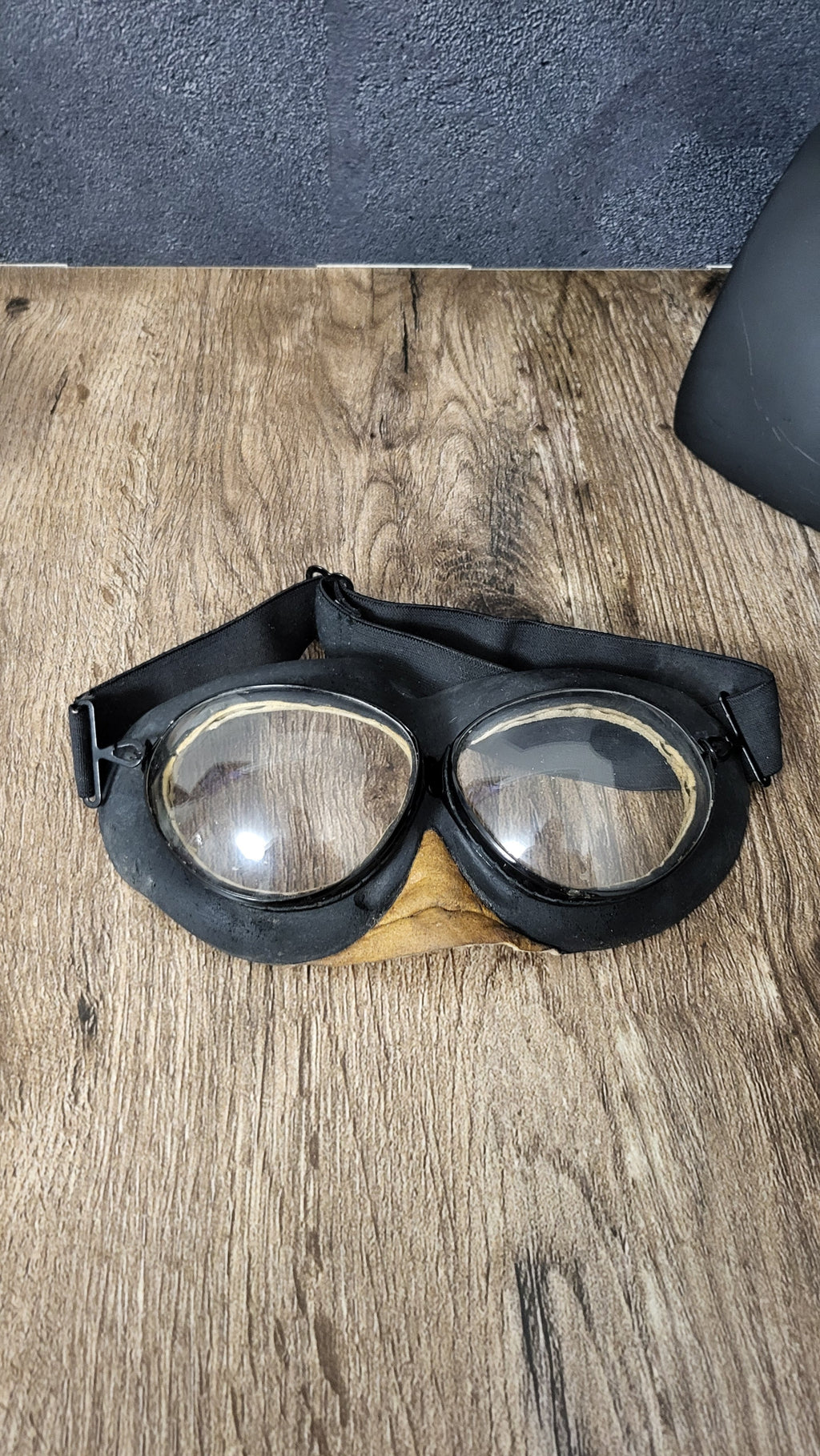 Soviet Pilot Goggles PO-1M Clear Lens Aviation Goggles USSR Flight Gear