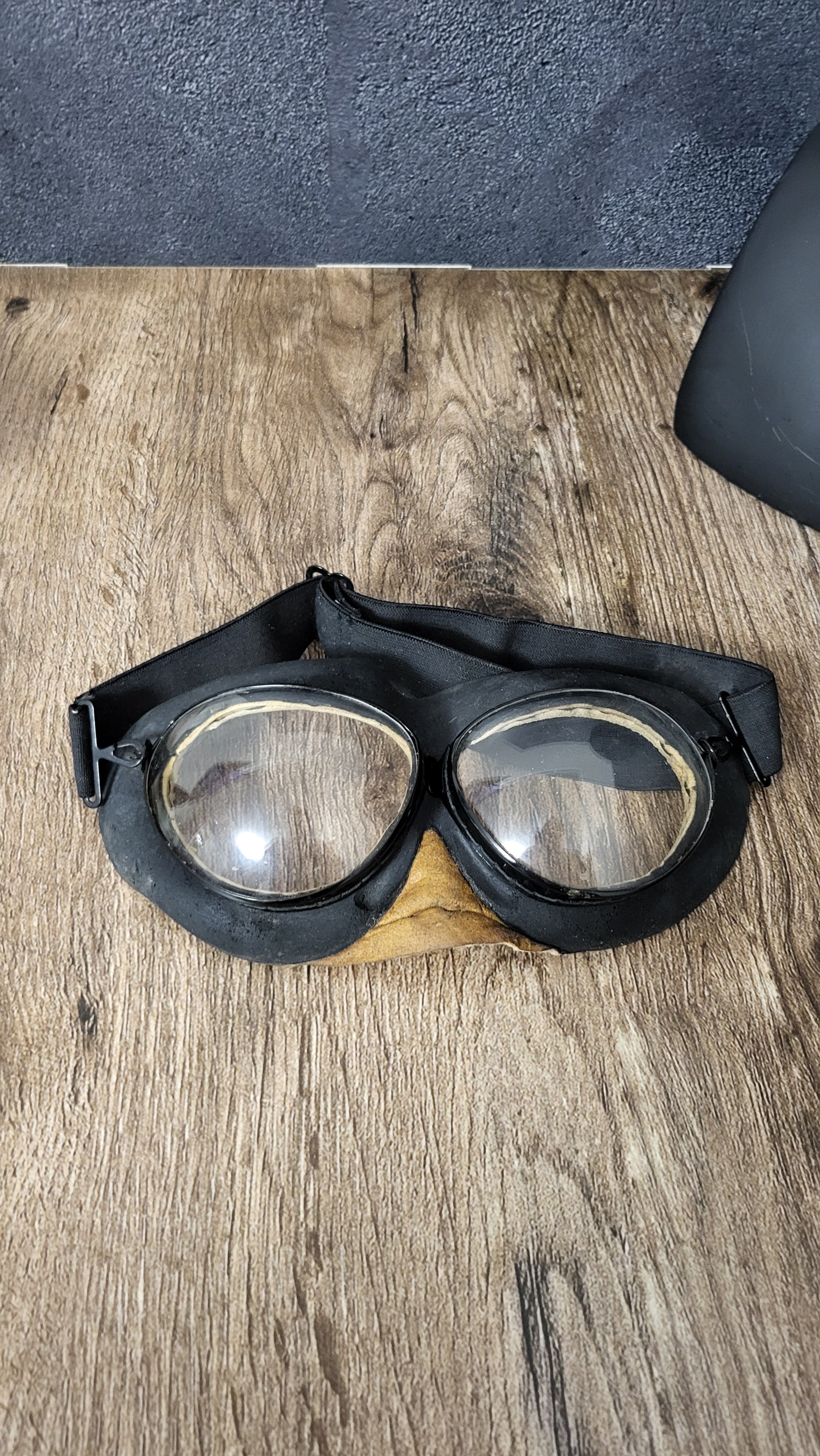 Soviet Pilot Goggles PO-1M Clear Lens Aviation Goggles USSR Flight Gear