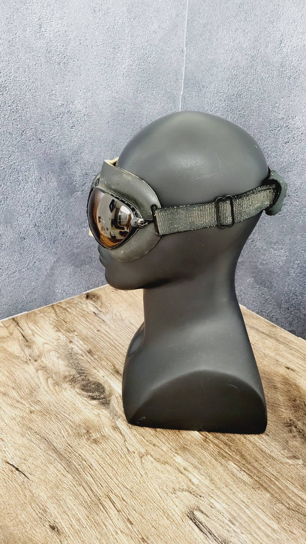 Soviet Pilot Goggles PO-1M Dark Lens Aviation Goggles USSR Aviator Gear