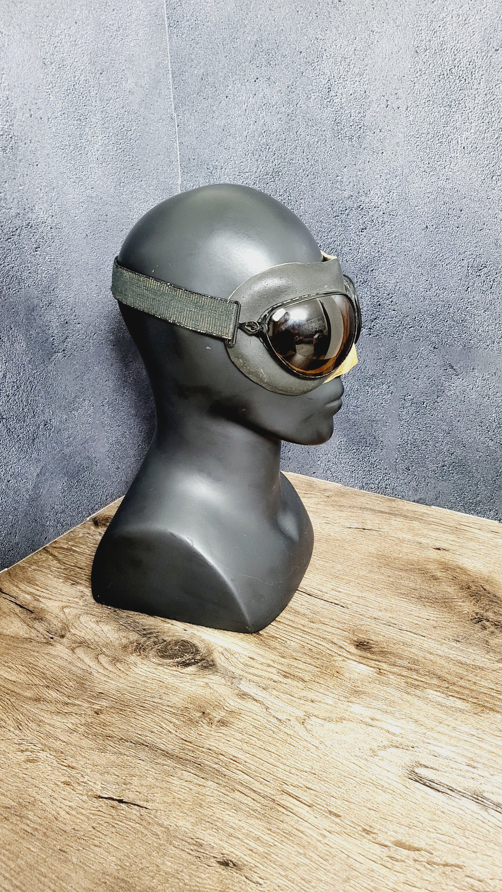 Soviet Pilot Goggles PO-1M Dark Lens Aviation Goggles USSR Aviator Gear