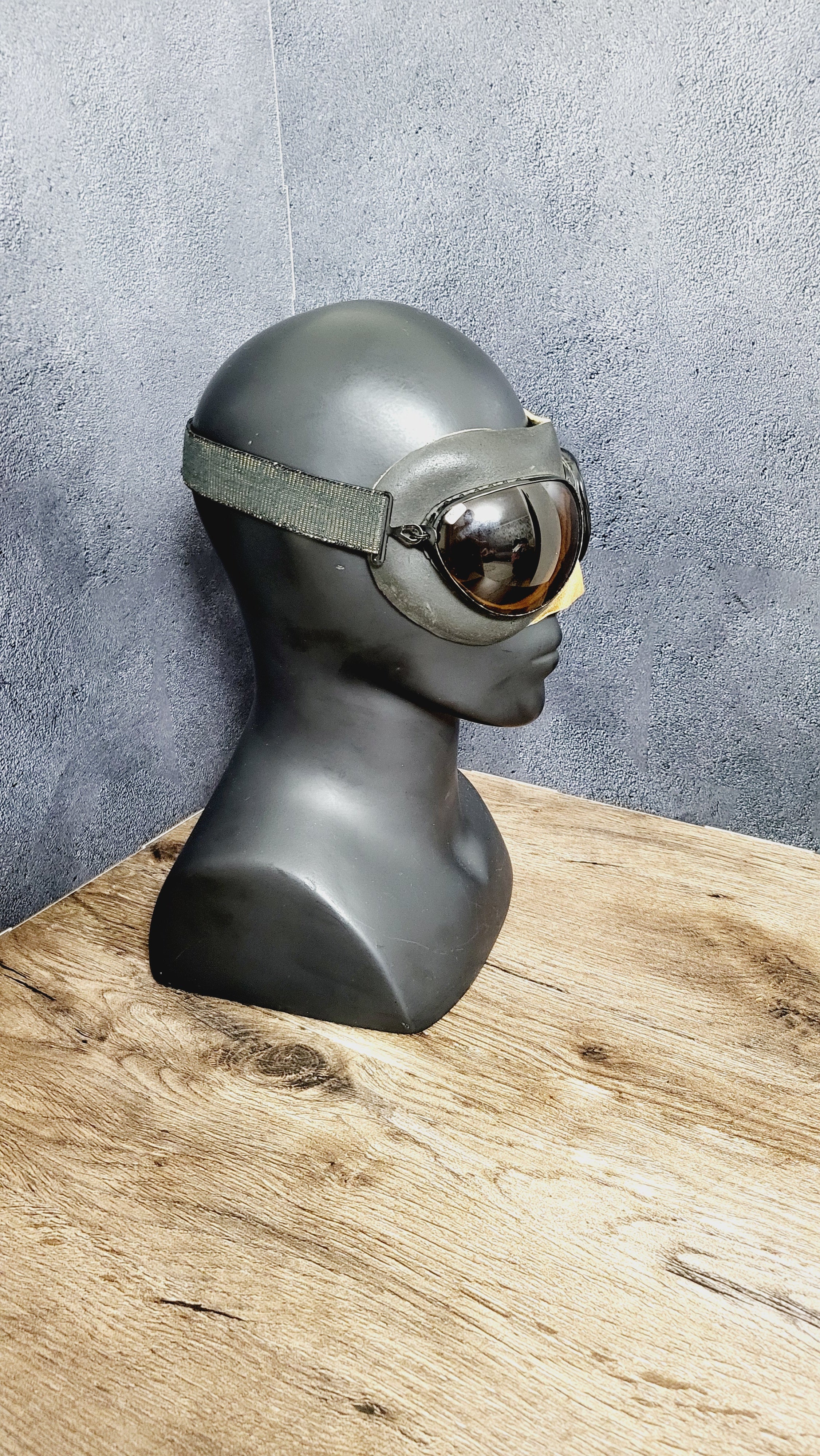 Soviet Pilot Goggles PO-1M Dark Lens Aviation Goggles USSR Aviator Gear